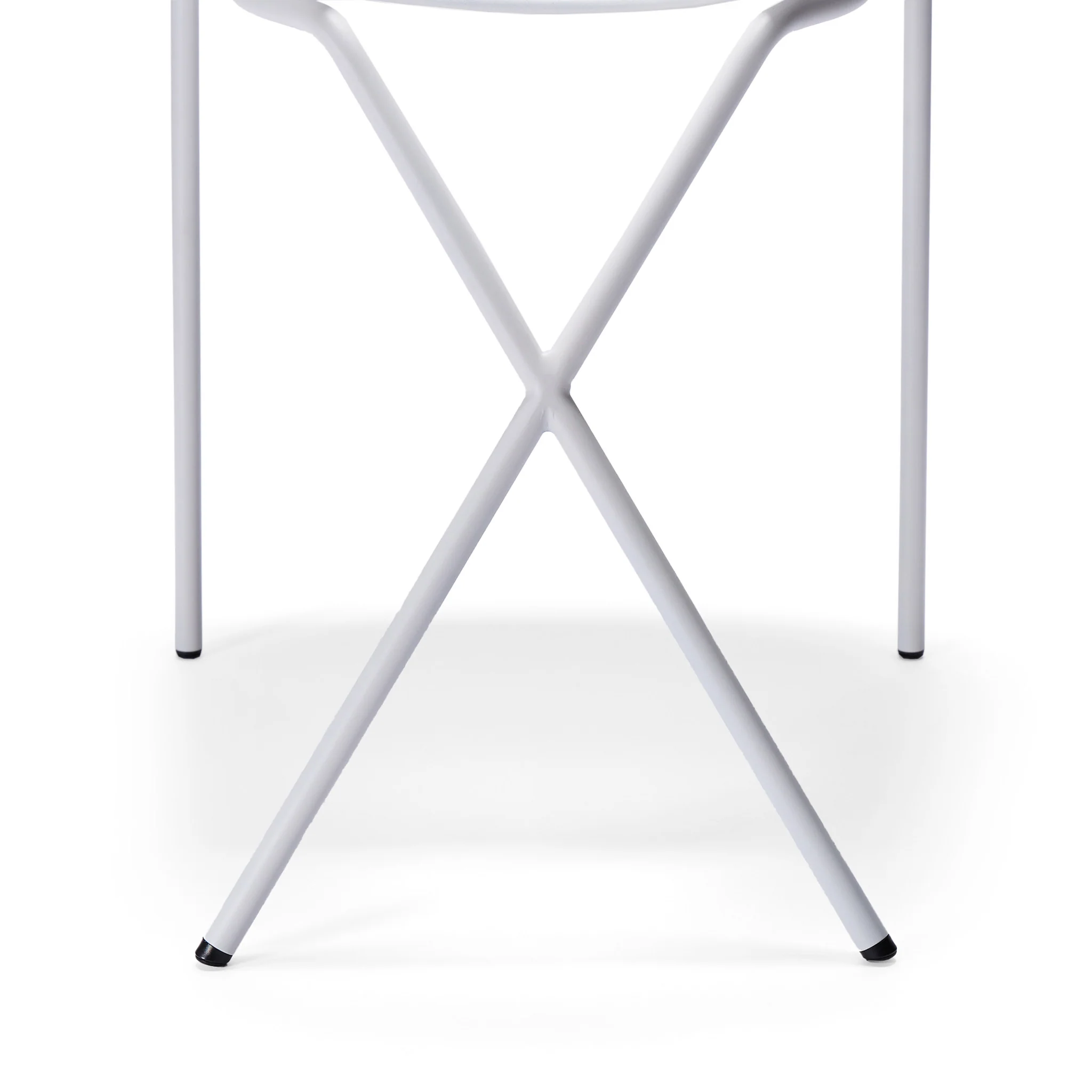 Cross Leg Side Chair Gloss White - Image 8