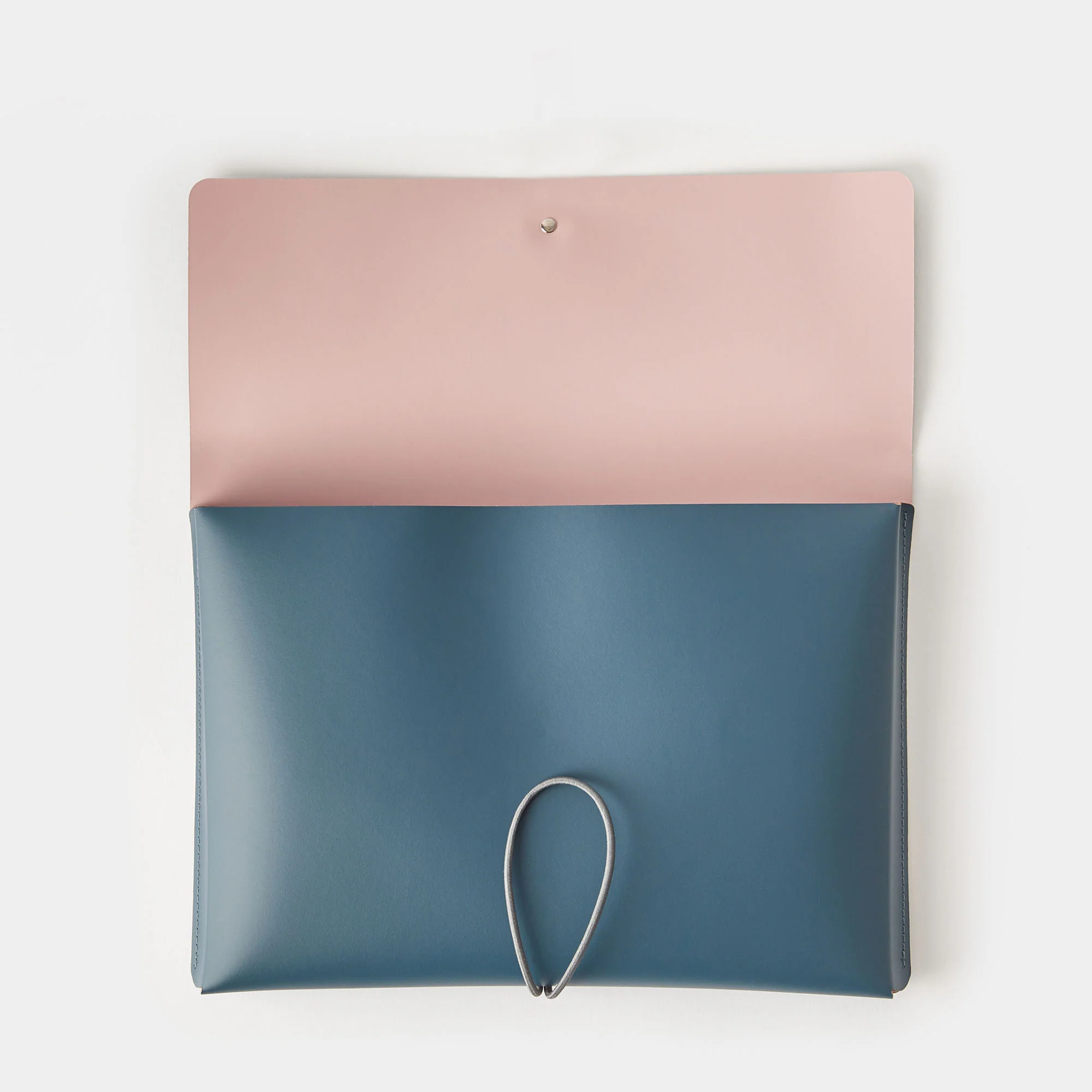 Cuero Two Tone A4 Paper Case Petrol & Pink - Image 3