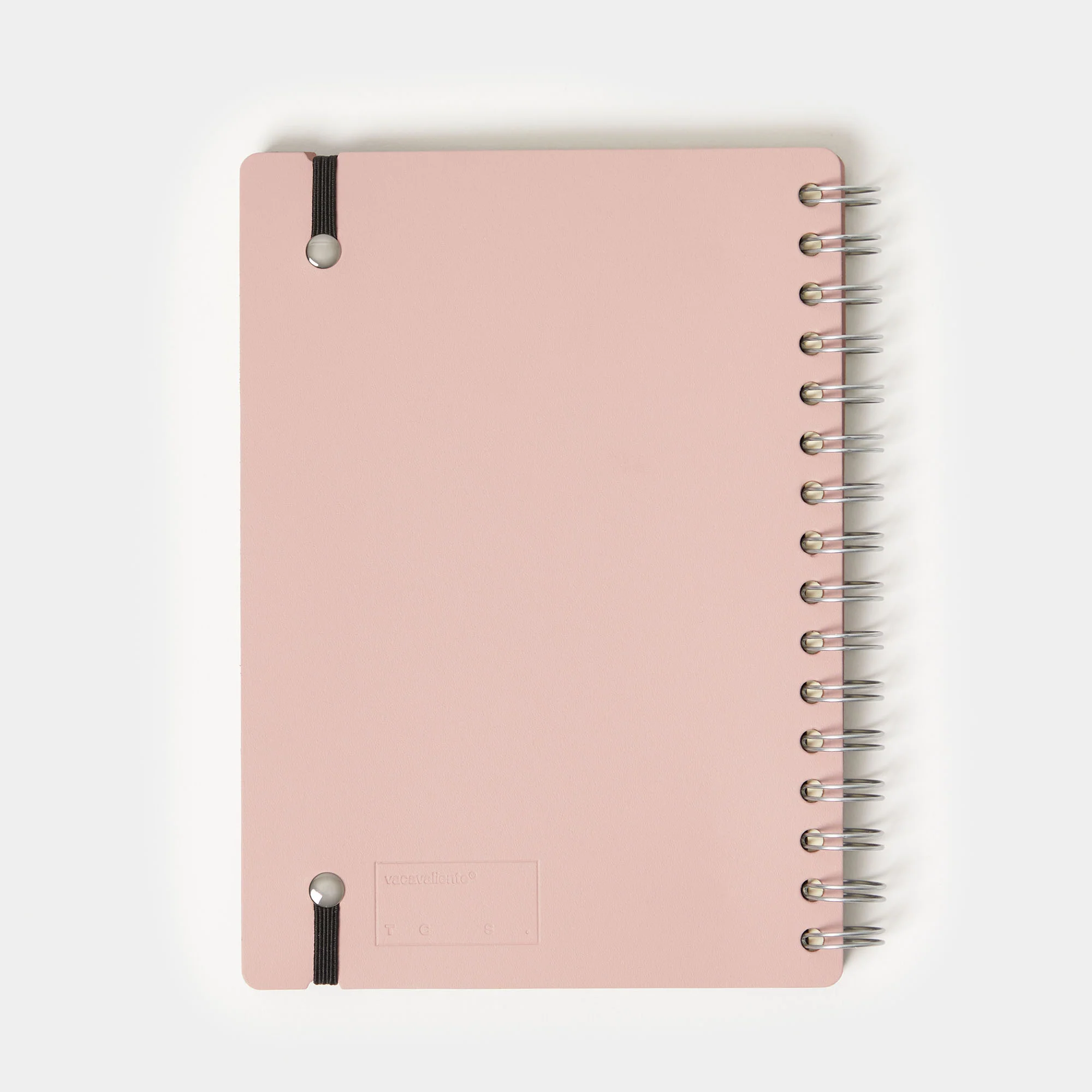 Cuero Two Tone A5 Notebook Petrol & Pink - Image 4