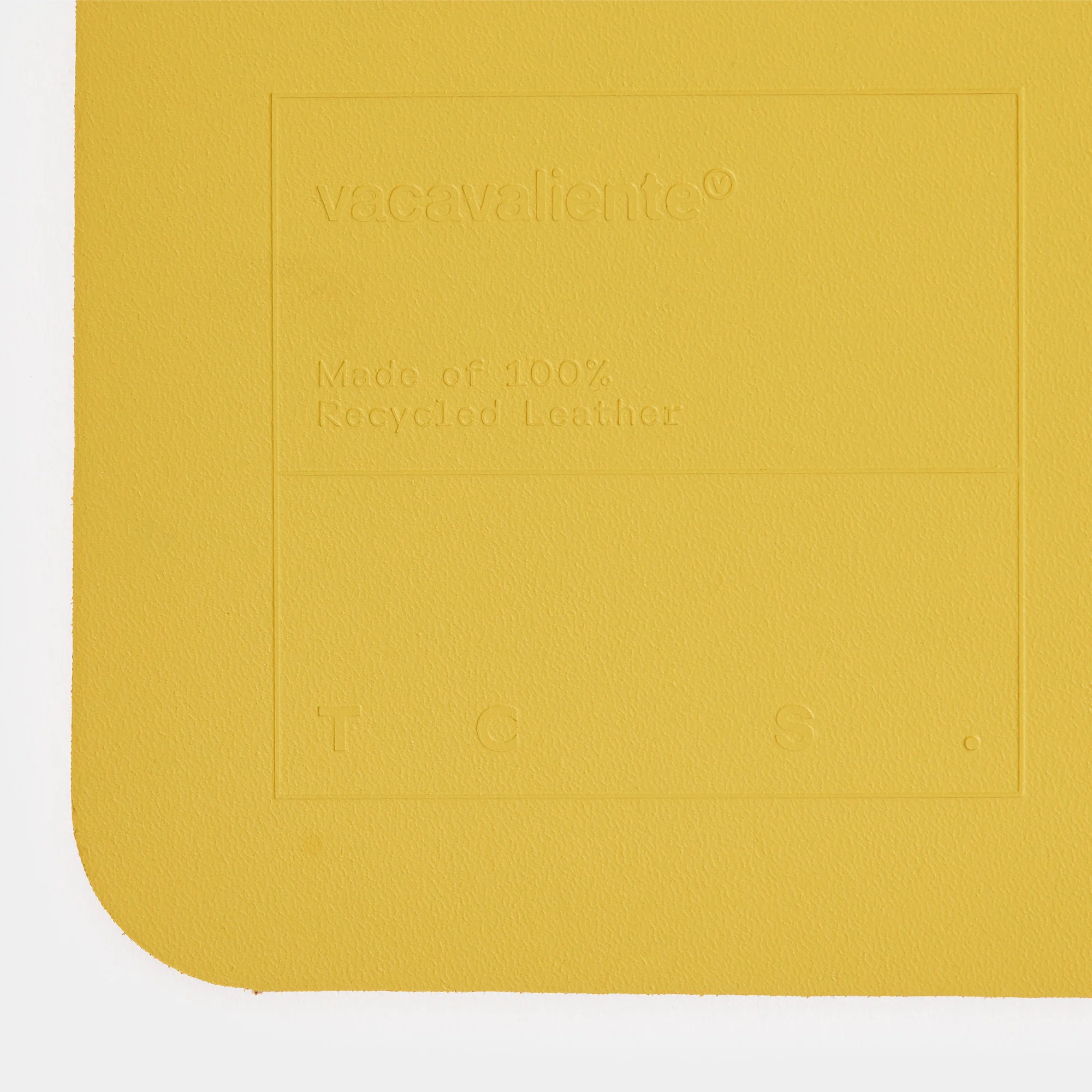 Cuero Two Tone Desk Mat Eucalyptus & Mustard - Image 4