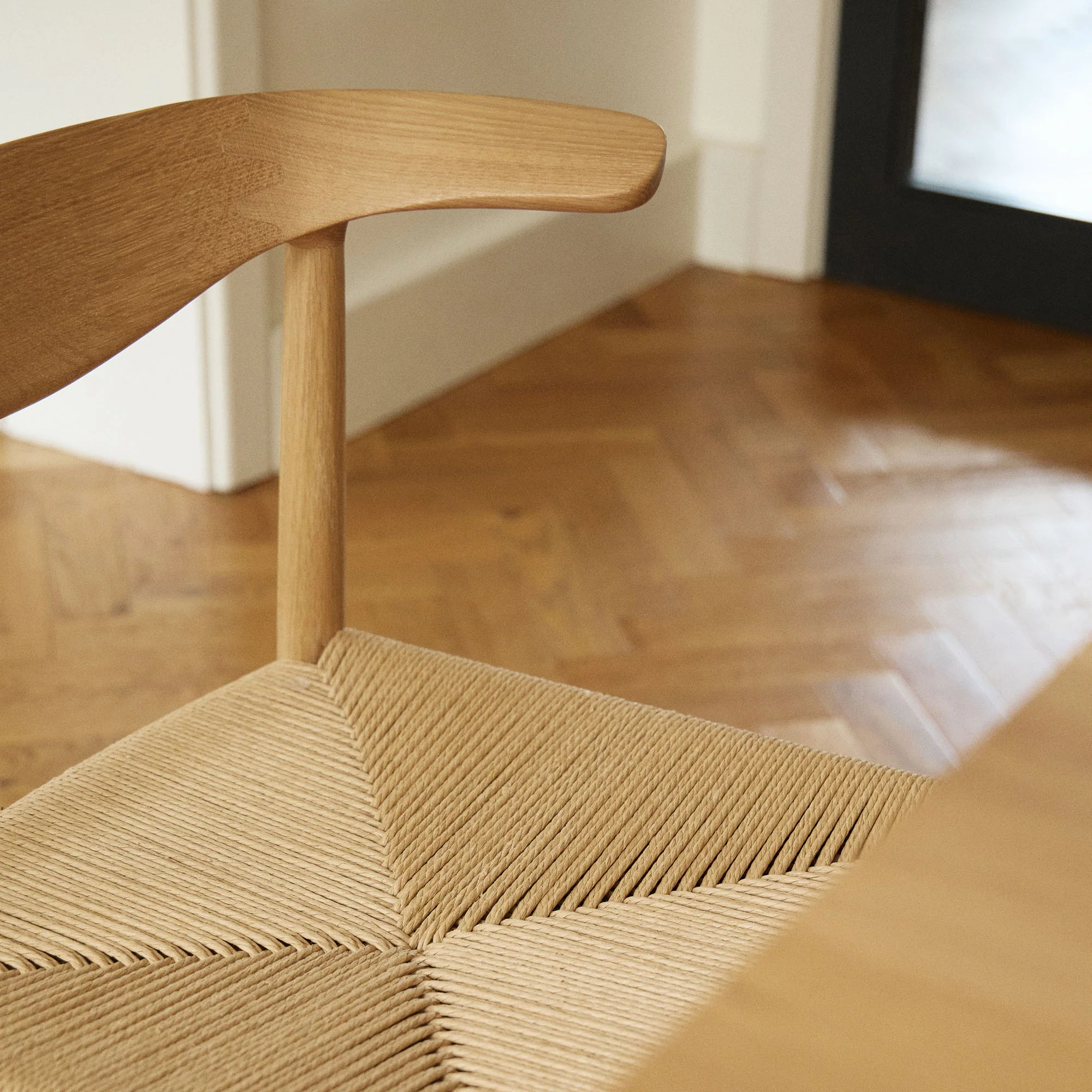 Delta Dining Chair Oak & Papercord - Image 4