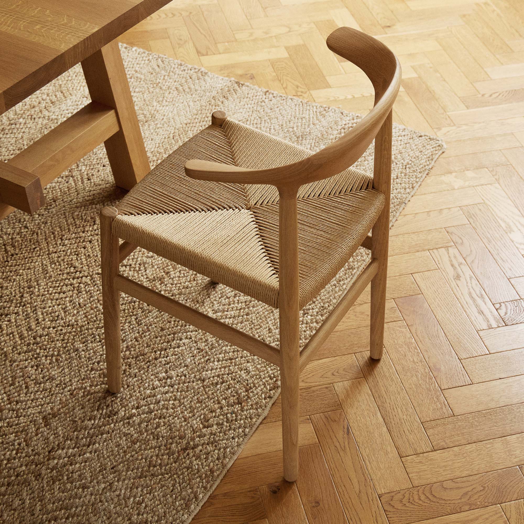 Delta Dining Chair Oak & Papercord - Image 5