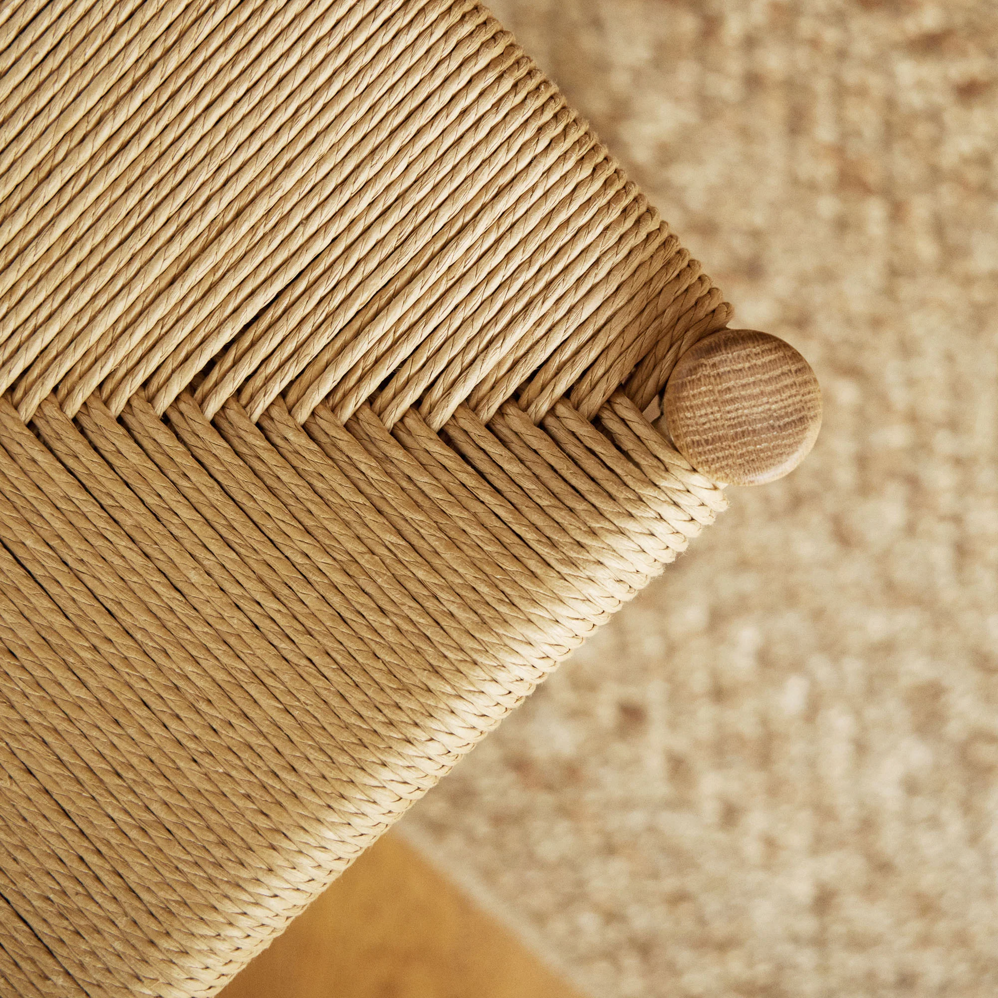 Delta Dining Chair Oak & Papercord - Image 6