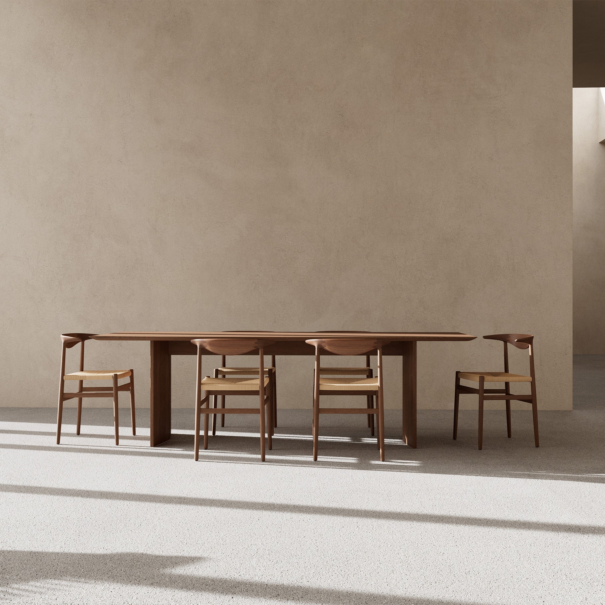 Delta Dining Chair Walnut & Papercord - Image 4