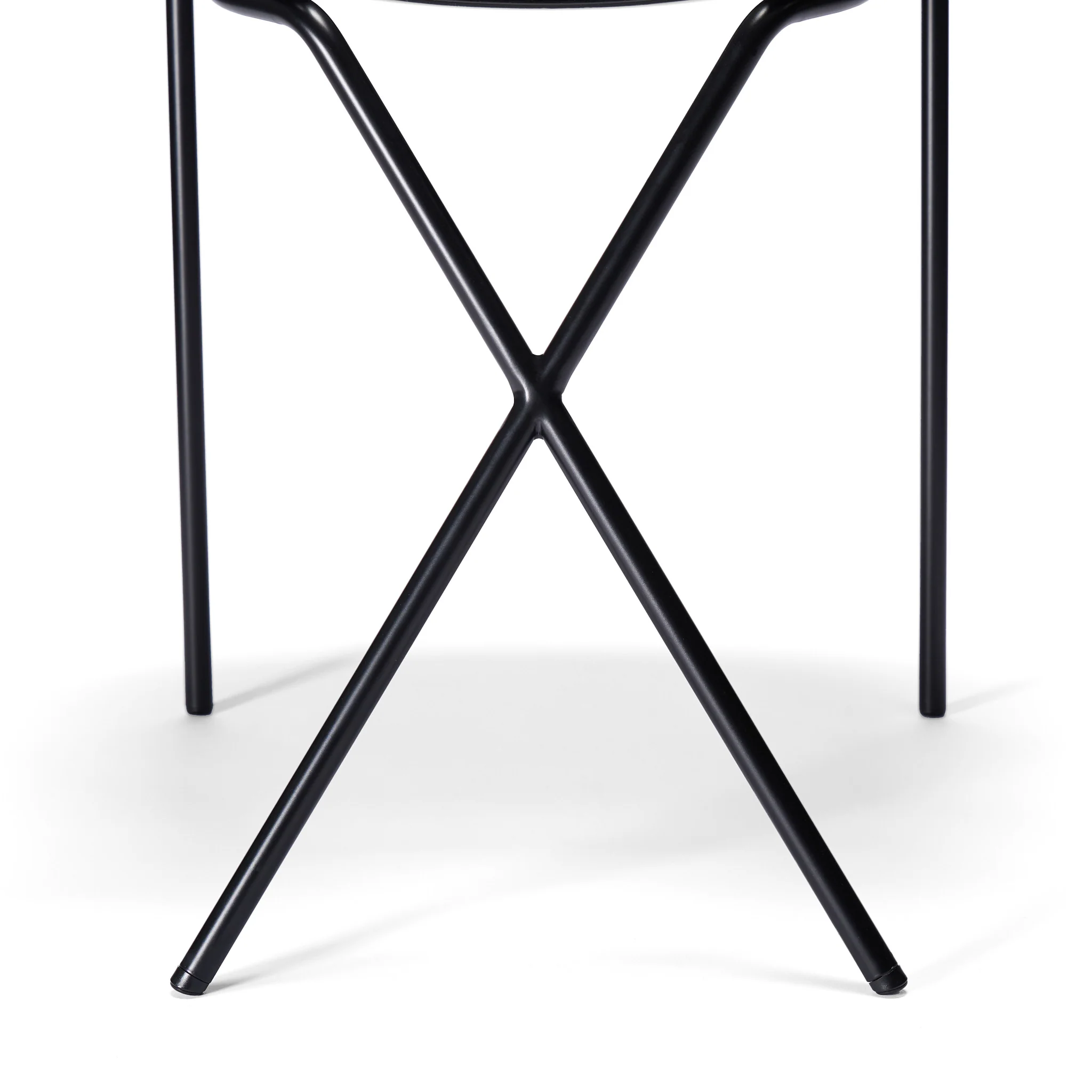 Cross Leg Side Chair Gloss Black - Image 8