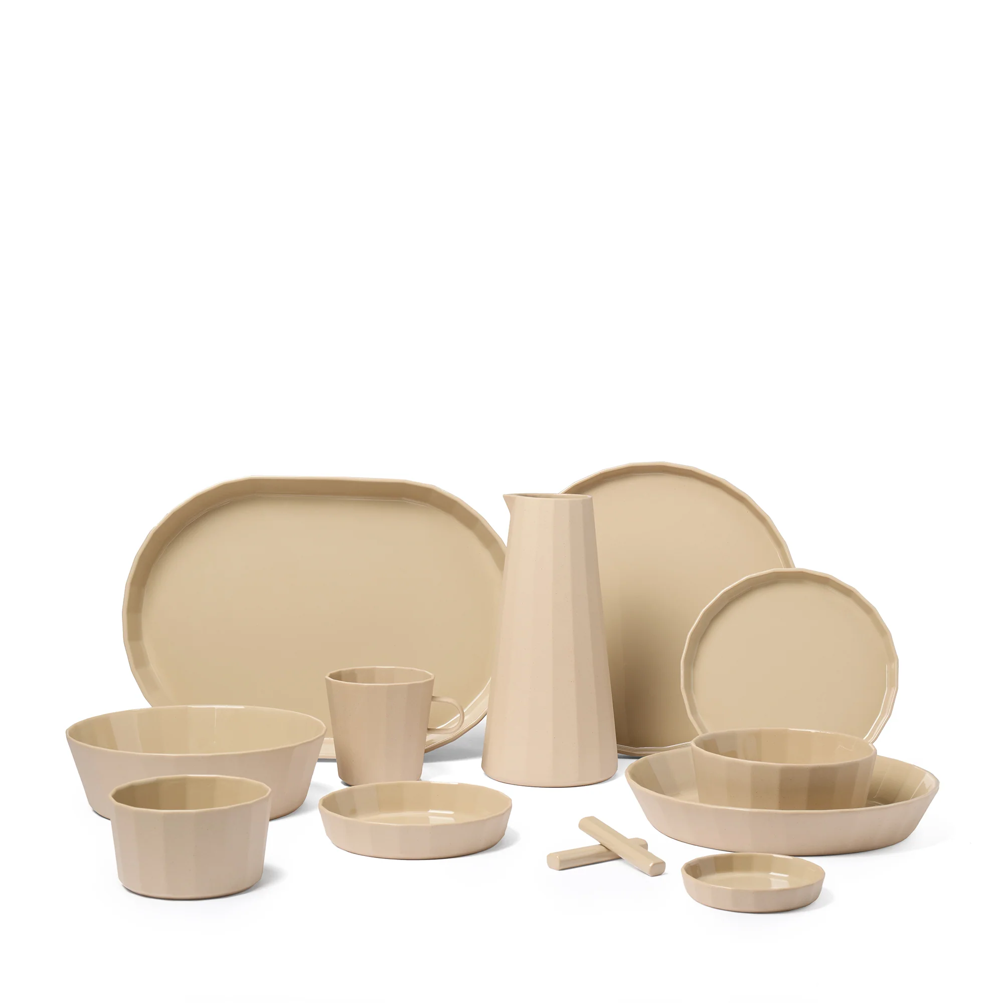 Fade Side Plate Oatmeal 17cm (Set of 2) - Image 9