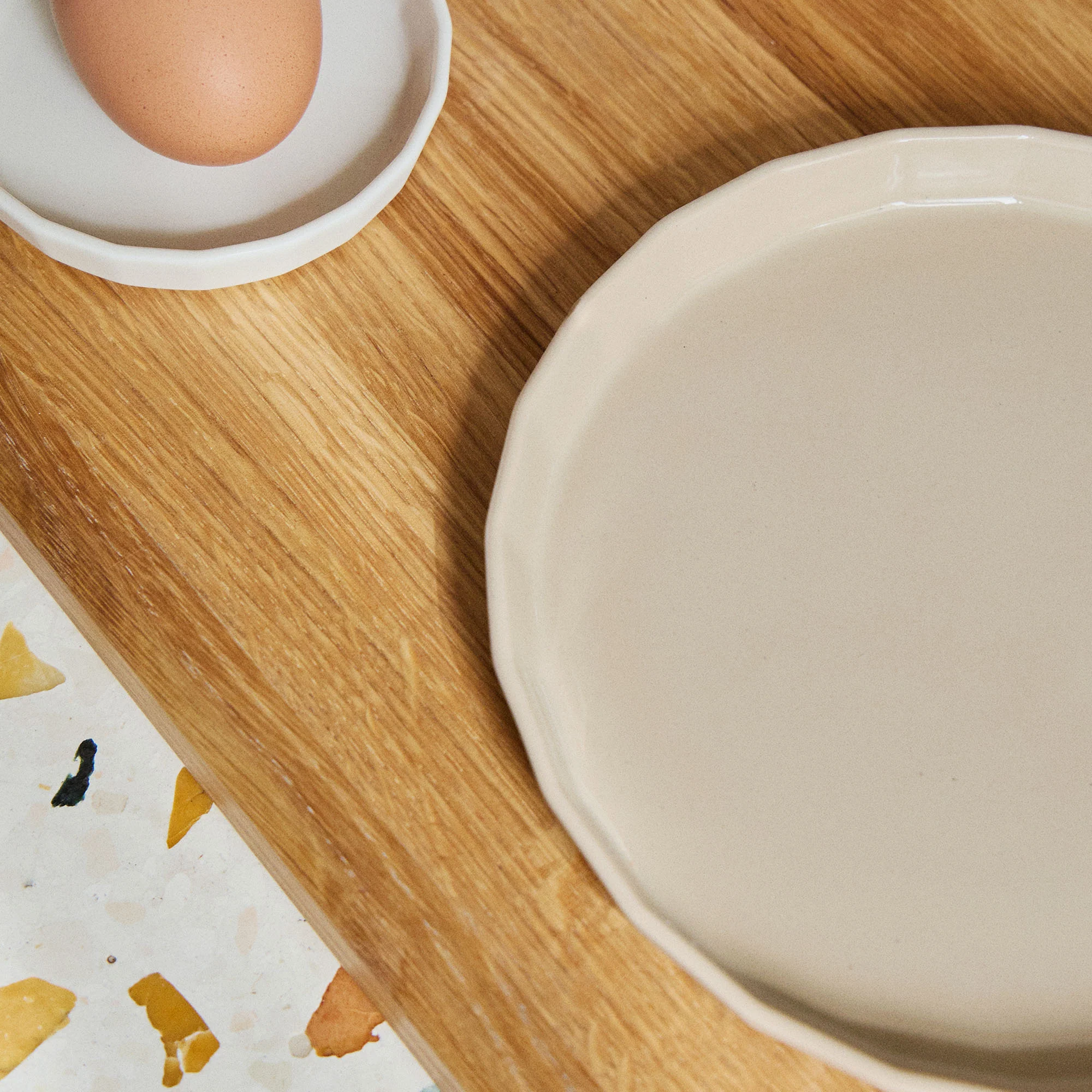Fade Side Plate Oatmeal 17cm (Set of 2) - Image 4