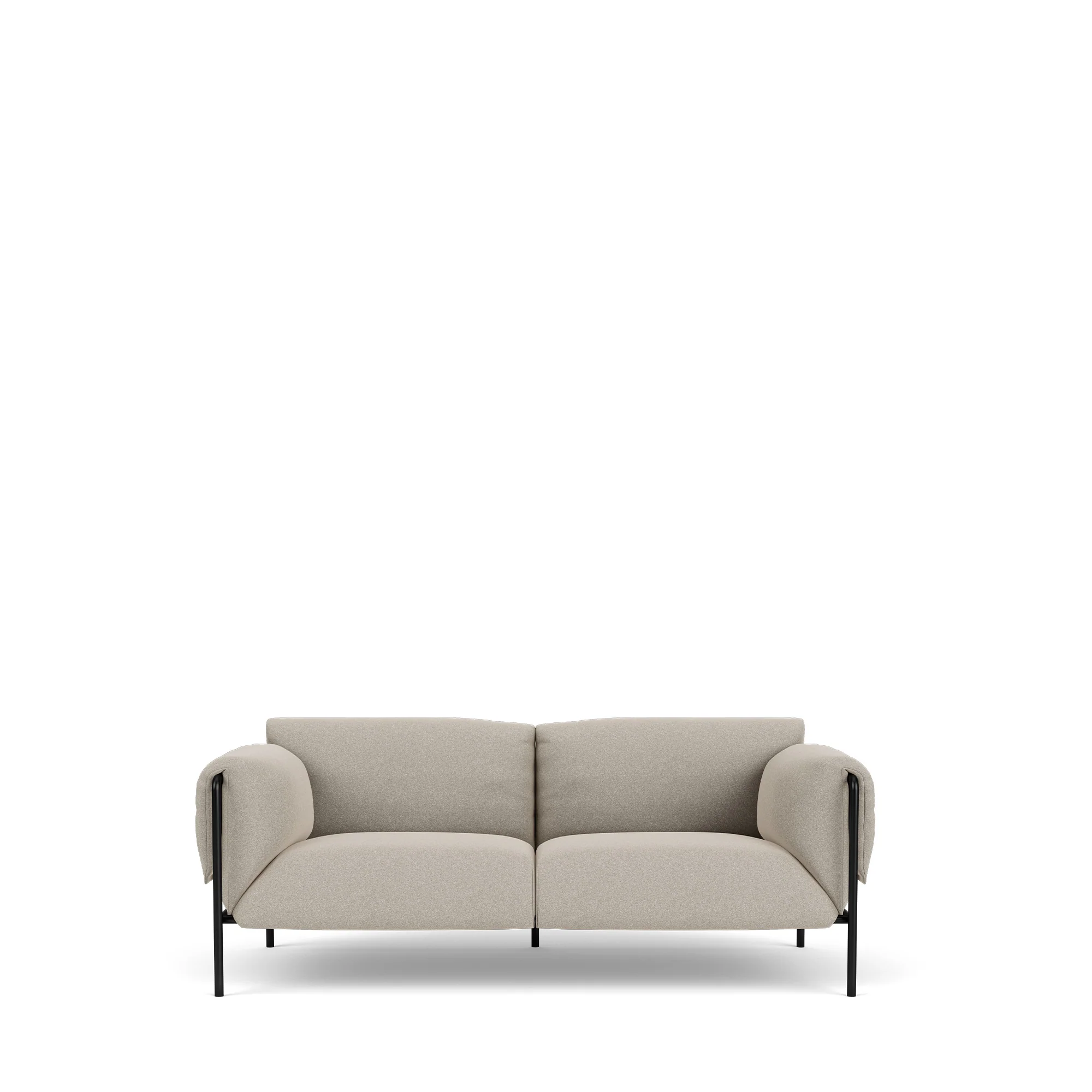Fold Indoor 2-Seater Sofa With Arms - Image 6