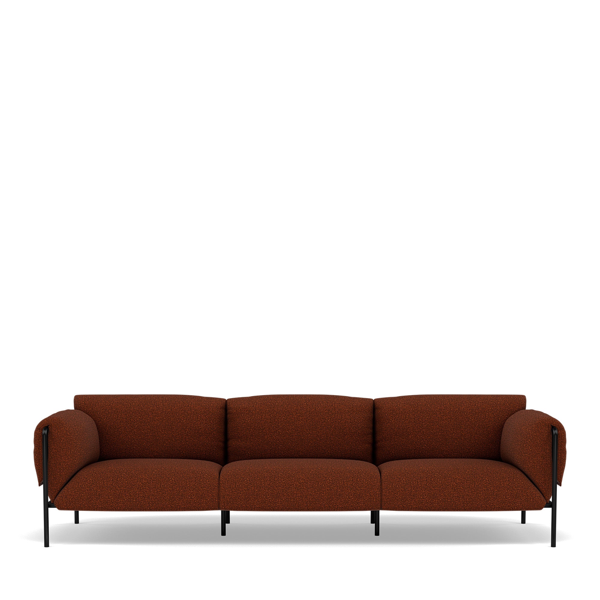Fold Indoor 3-Seater Sofa With Arms - Image 3