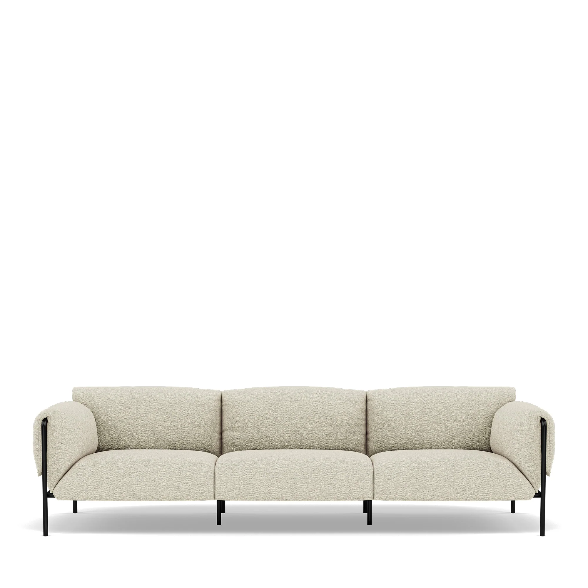 Fold Indoor 3-Seater Sofa With Arms - Image 8