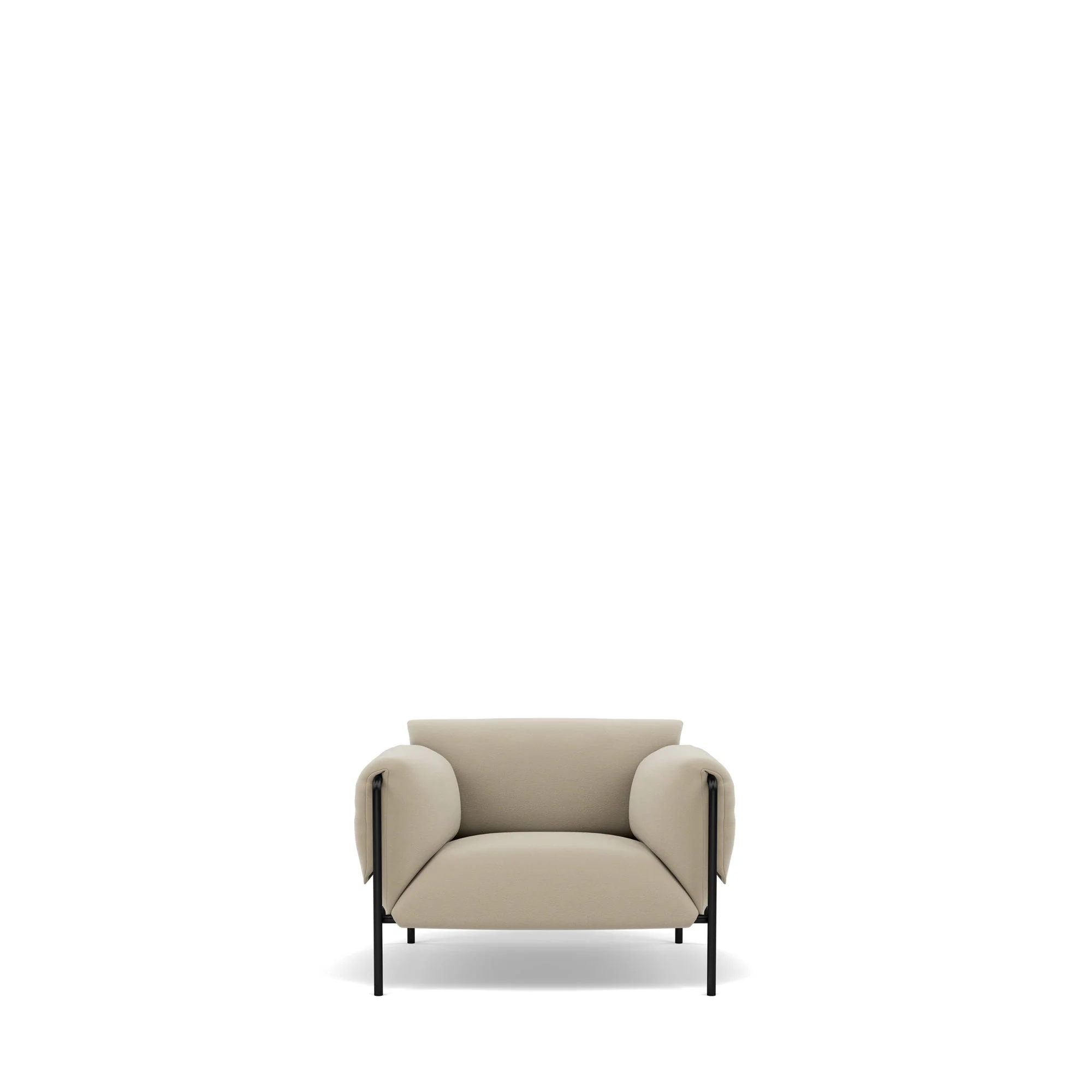Fold Indoor Armchair With Arms - Image 42