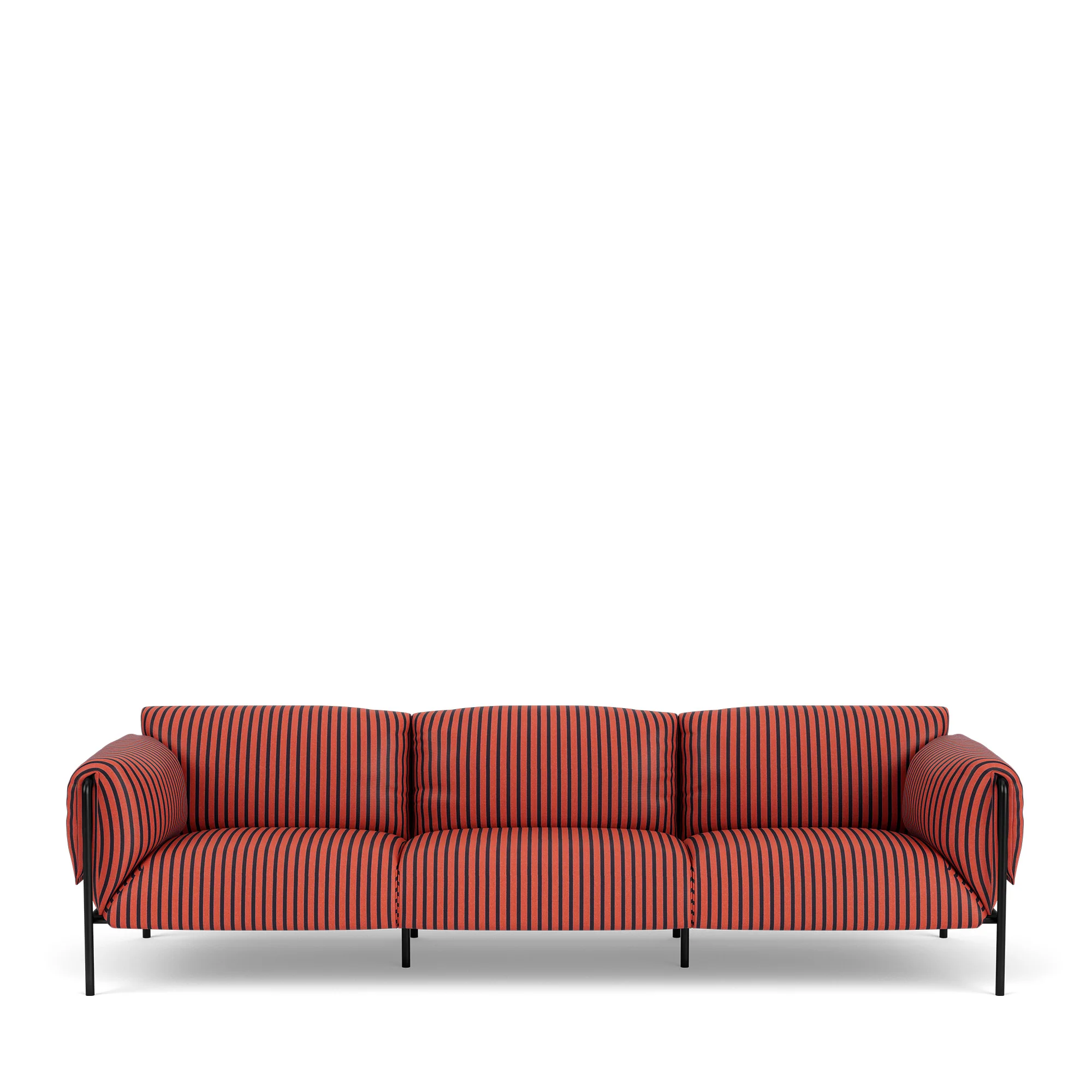 Fold Outdoor 3-Seater Sofa With Arms - Image 11