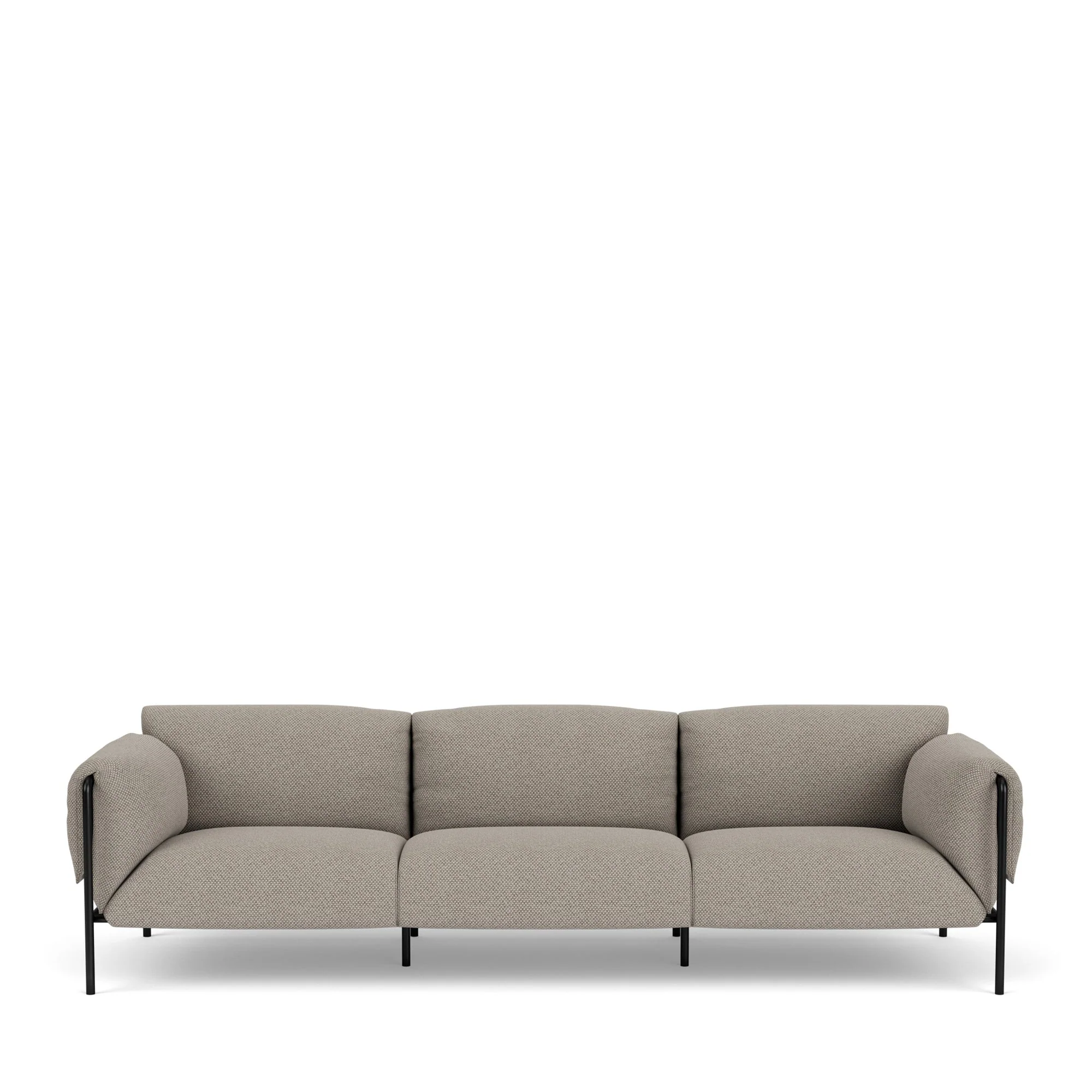 Fold Outdoor 3-Seater Sofa With Arms - Image 14