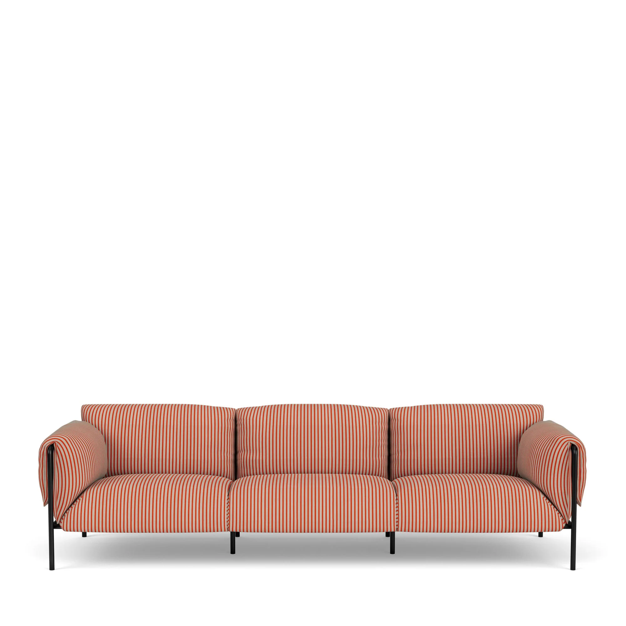 Fold Outdoor 3-Seater Sofa With Arms - Image 16