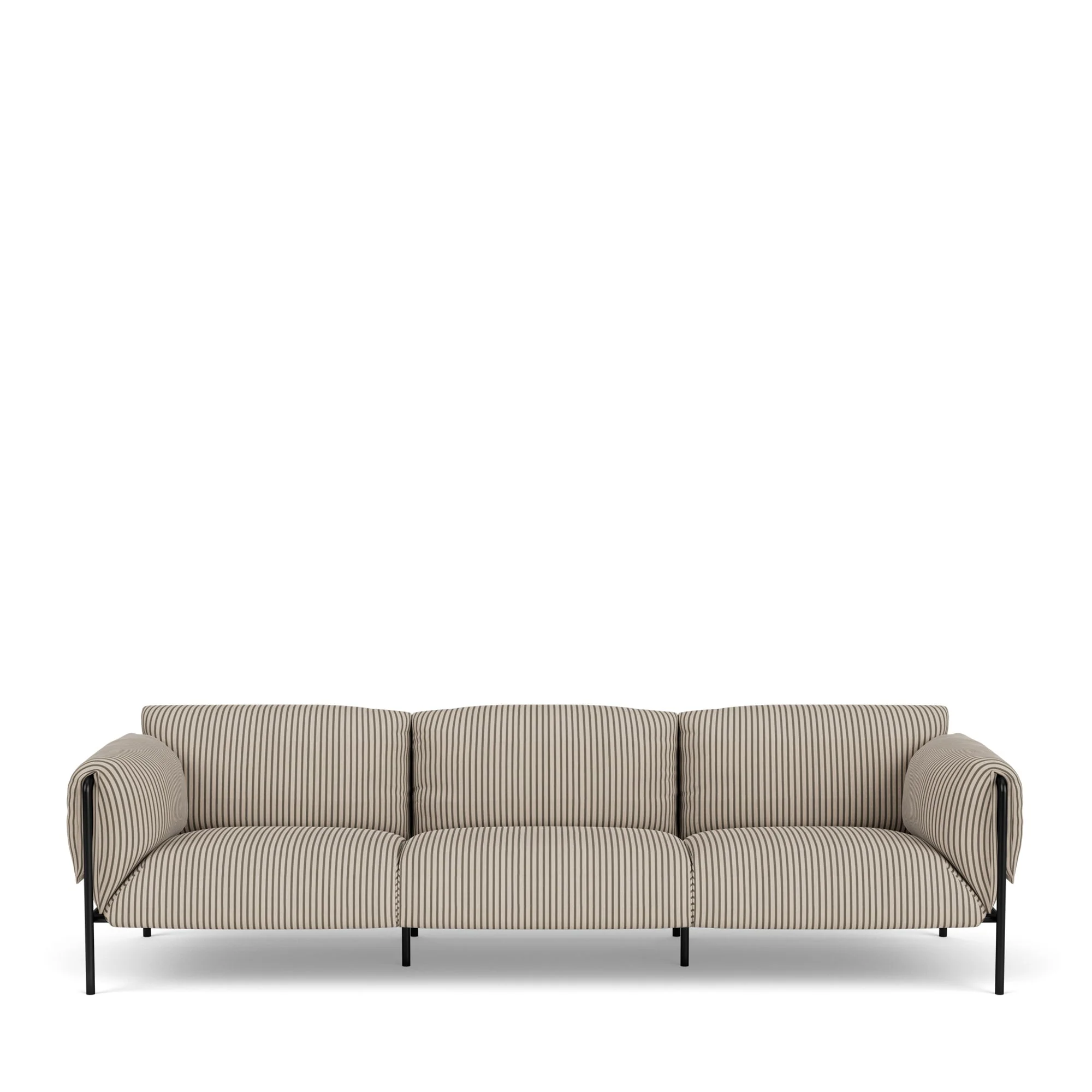 Fold Outdoor 3-Seater Sofa With Arms - Image 17