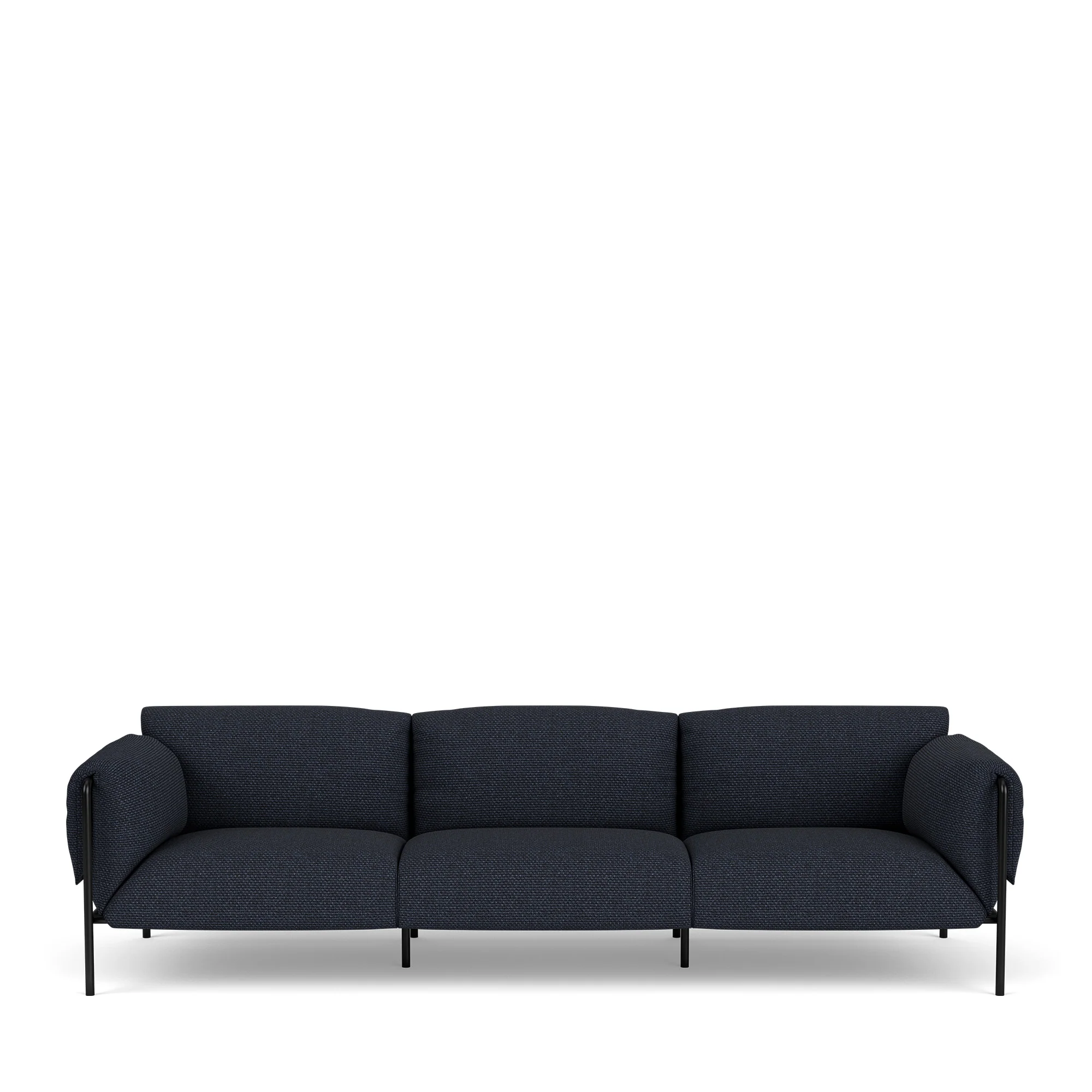 Fold Outdoor 3-Seater Sofa With Arms - Image 4