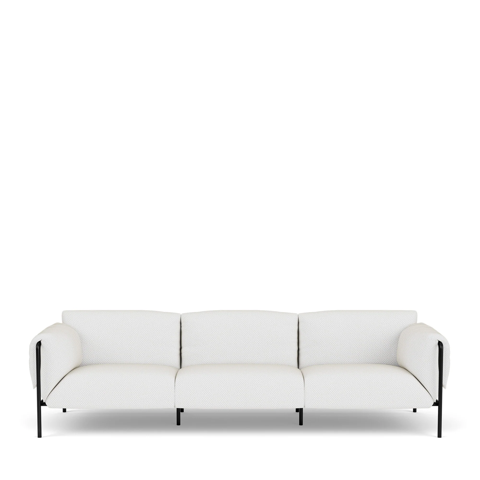 Fold Outdoor 3-Seater Sofa With Arms - Image 6