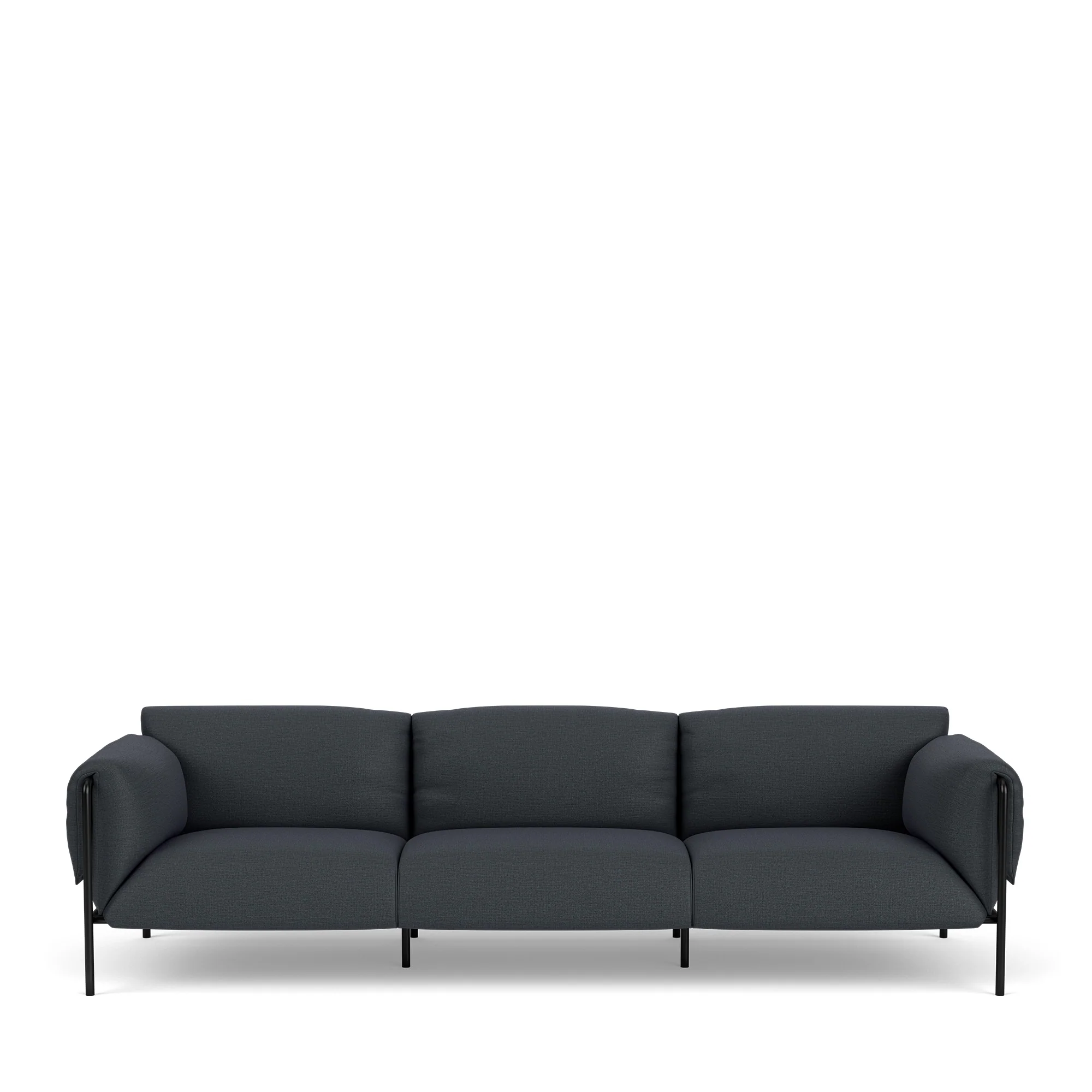 Fold Outdoor 3-Seater Sofa With Arms - Image 7