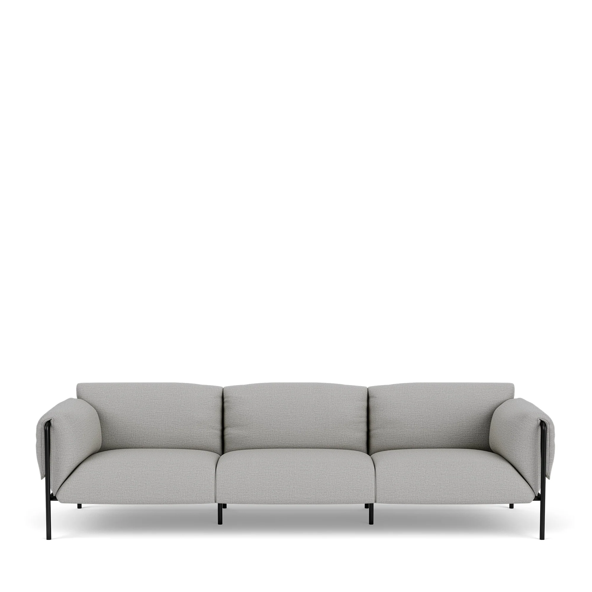 Fold Outdoor 3-Seater Sofa With Arms - Image 8