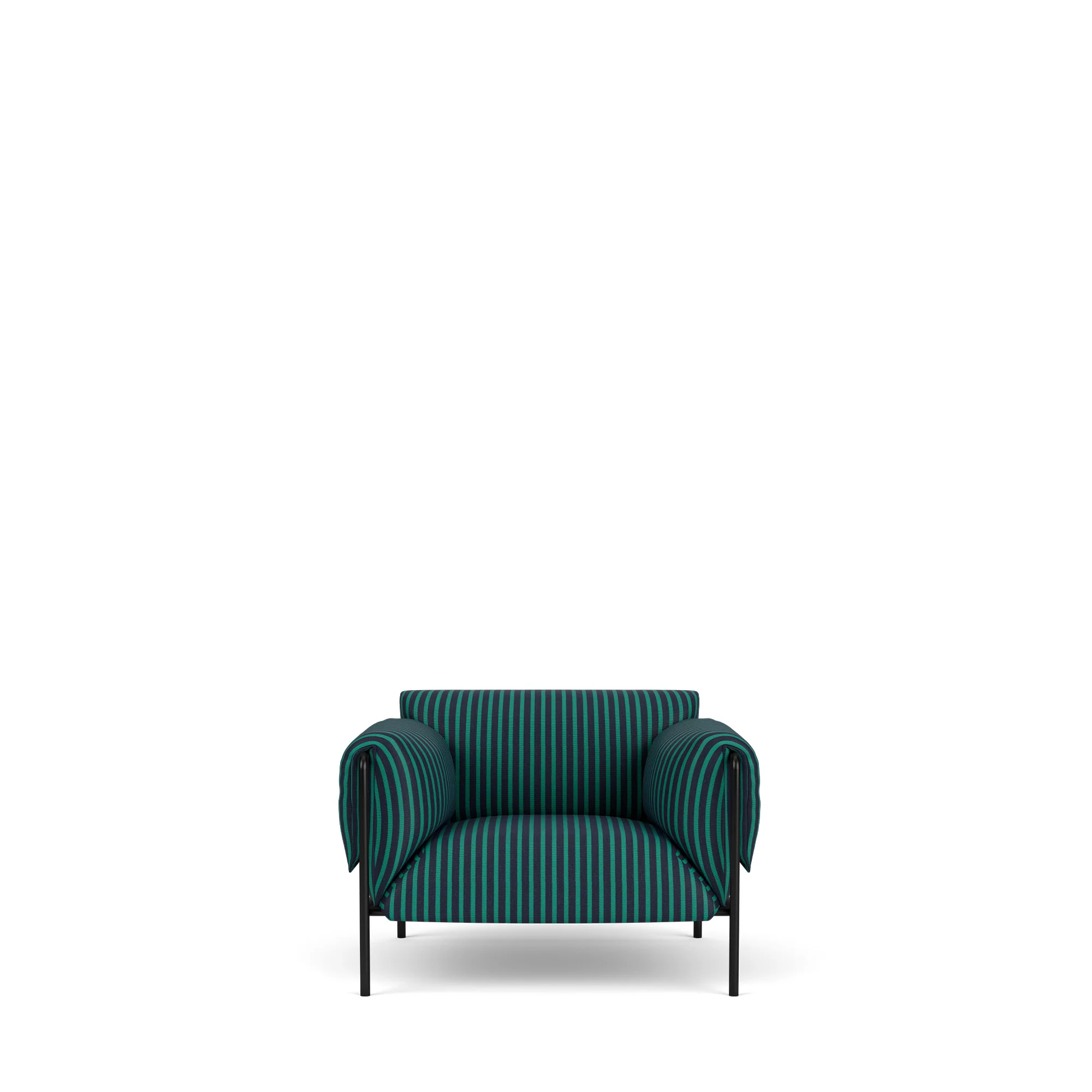 Fold Outdoor Armchair With Arms - Image 3