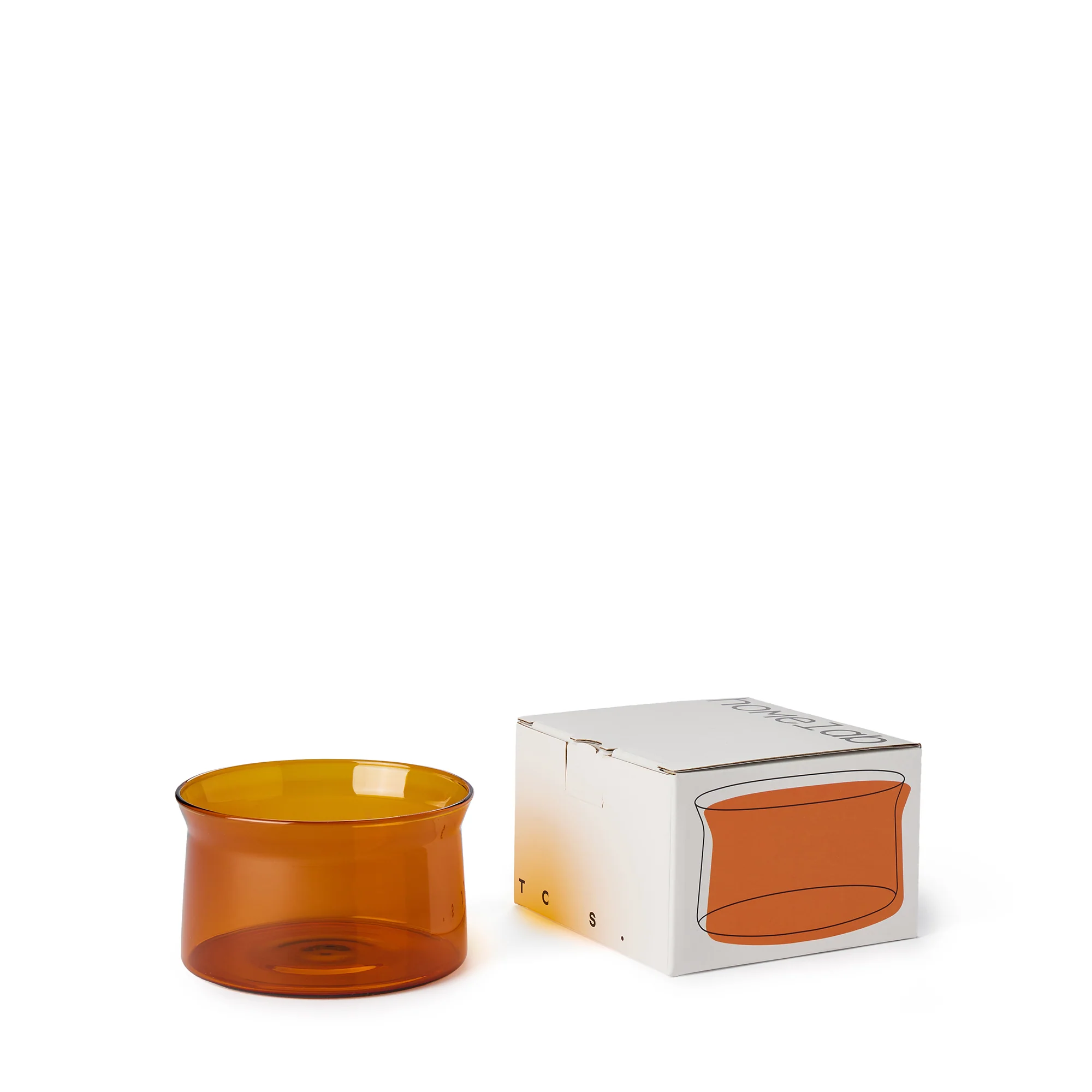 Home Lab Wide Storage Jar Amber 7cm - Image 5