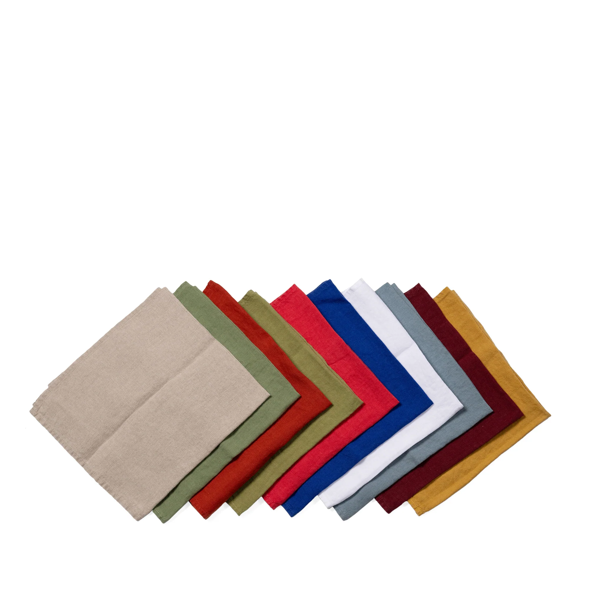 Linen Napkin Classic White 47 x 47cm - Image 3