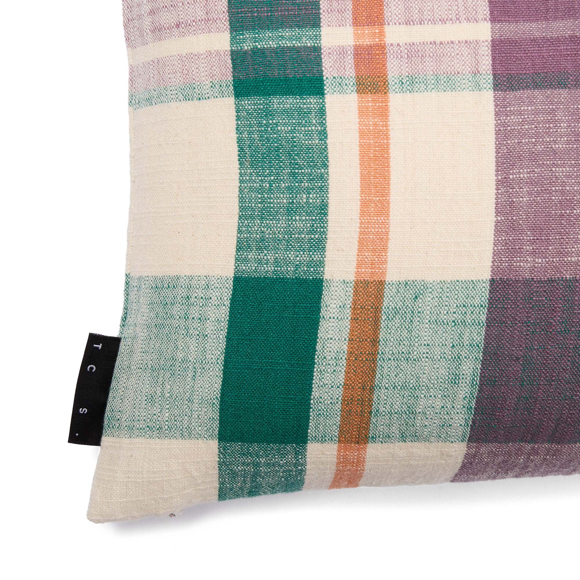 Marabar Cushion Cover Mauve & Green 50 x 50cm - Image 7