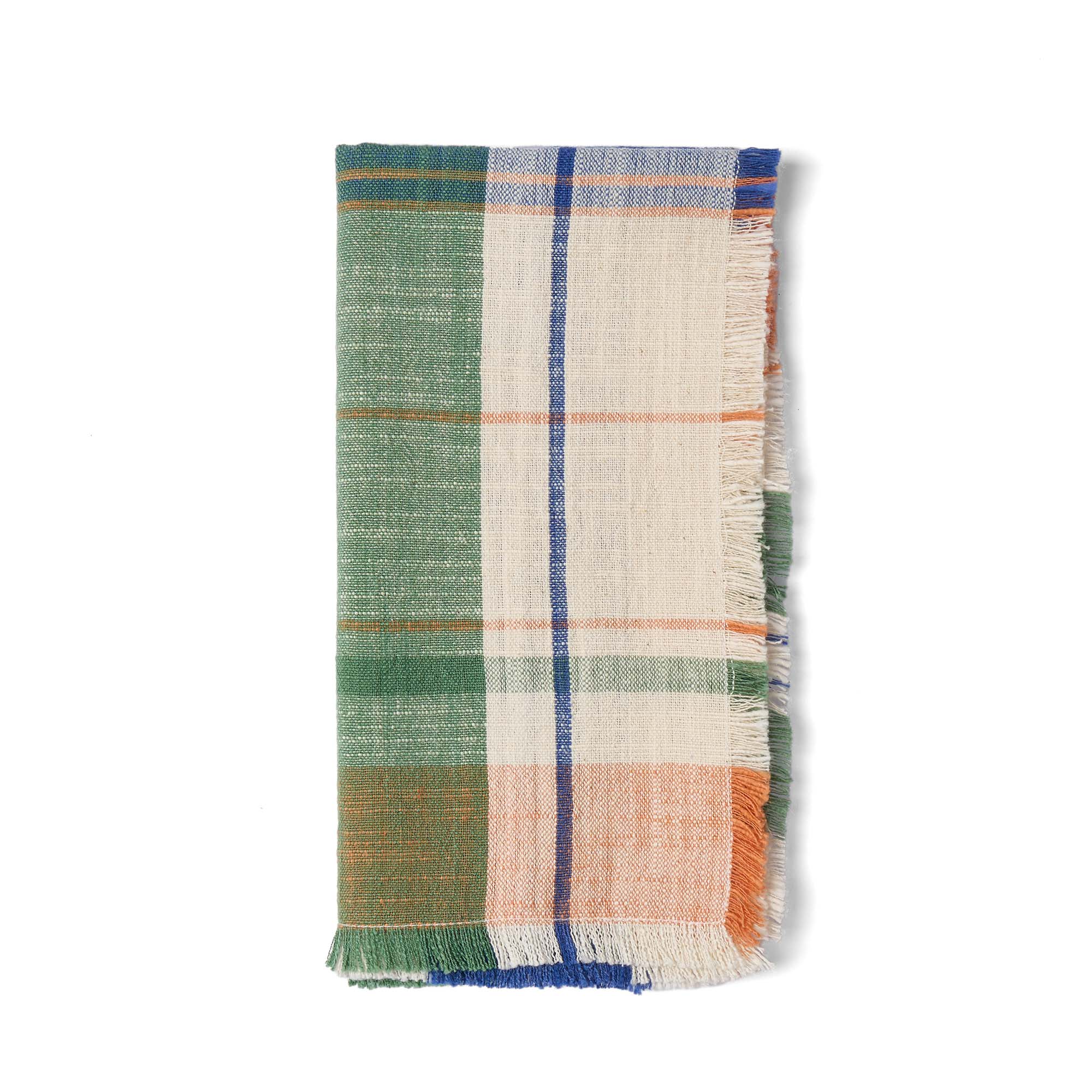 Marabar Napkins Blue & Orange 50 x 50cm (Set of 2) - Image 6