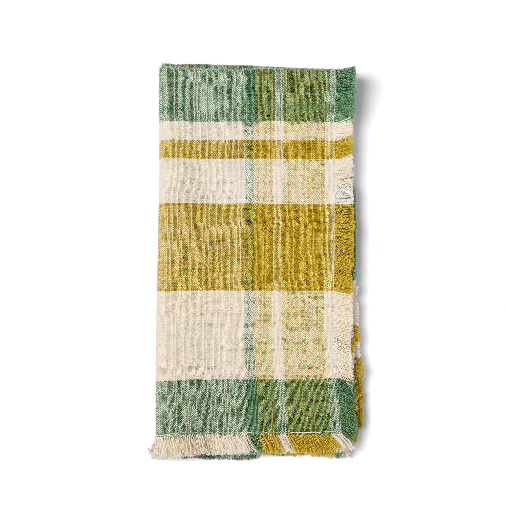 Marabar Napkins Green & Chartreuse 50 x 50cm (Set of 2) - Image 6