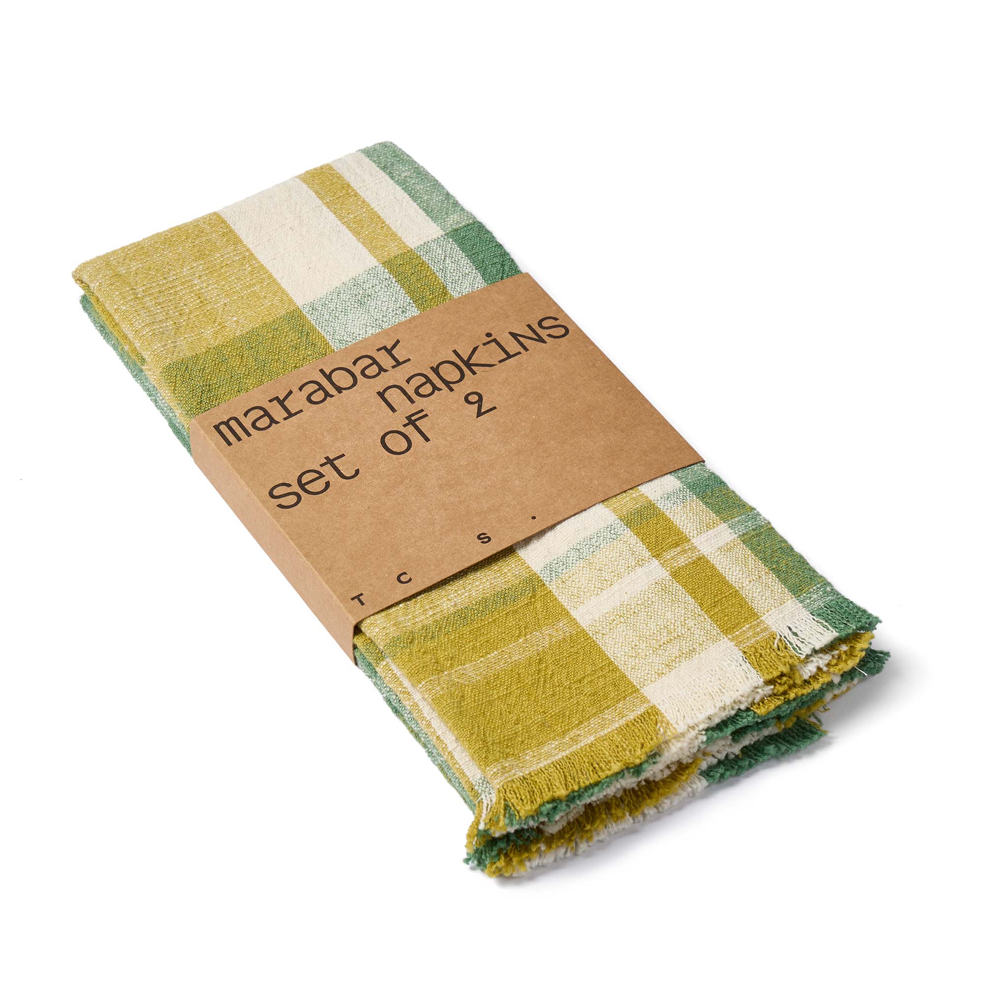 Marabar Napkins Green & Chartreuse 50 x 50cm (Set of 2) - Image 8