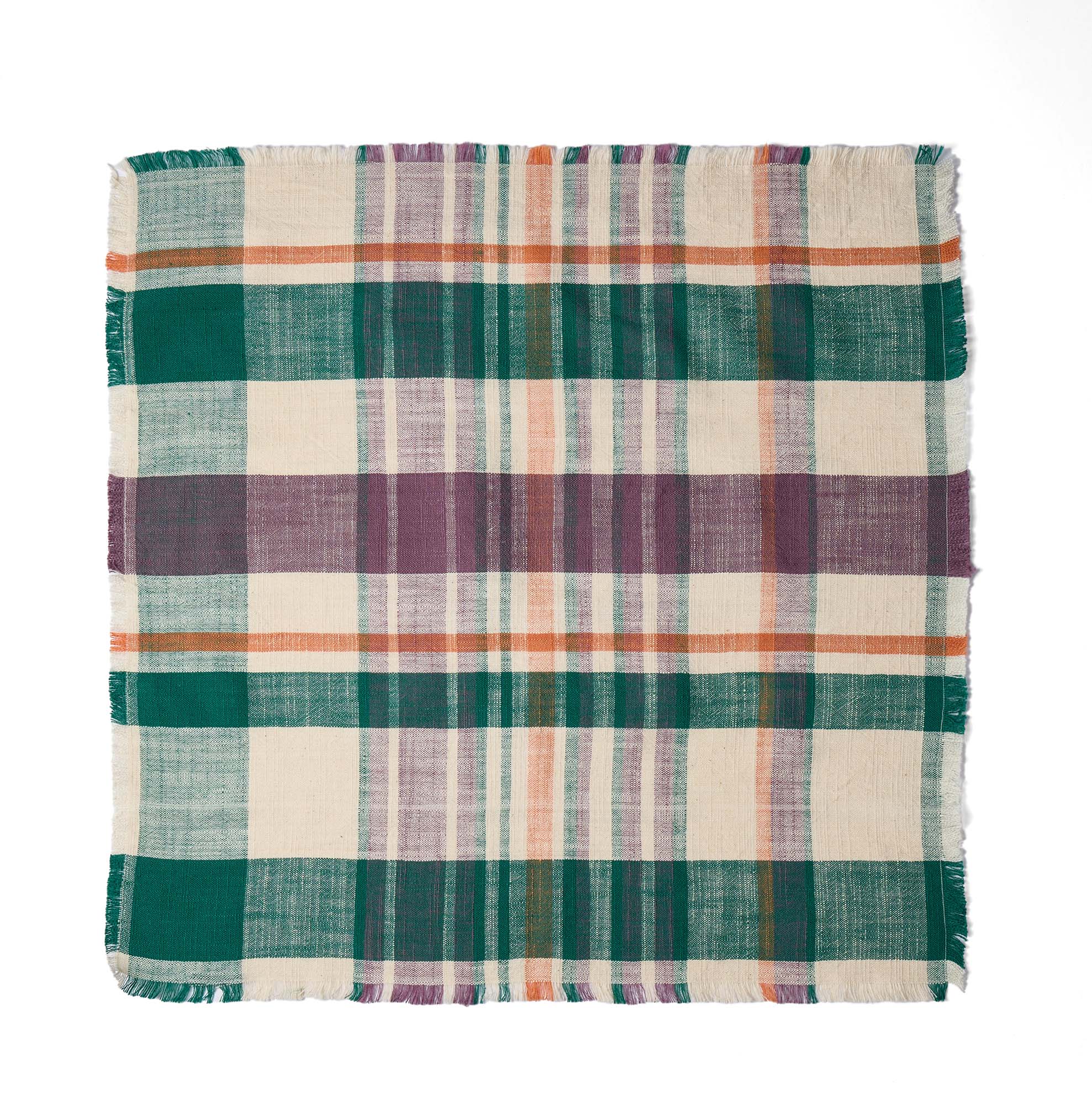 Marabar Napkins Mauve & Green 50 x 50cm (Set of 2) - Image 7