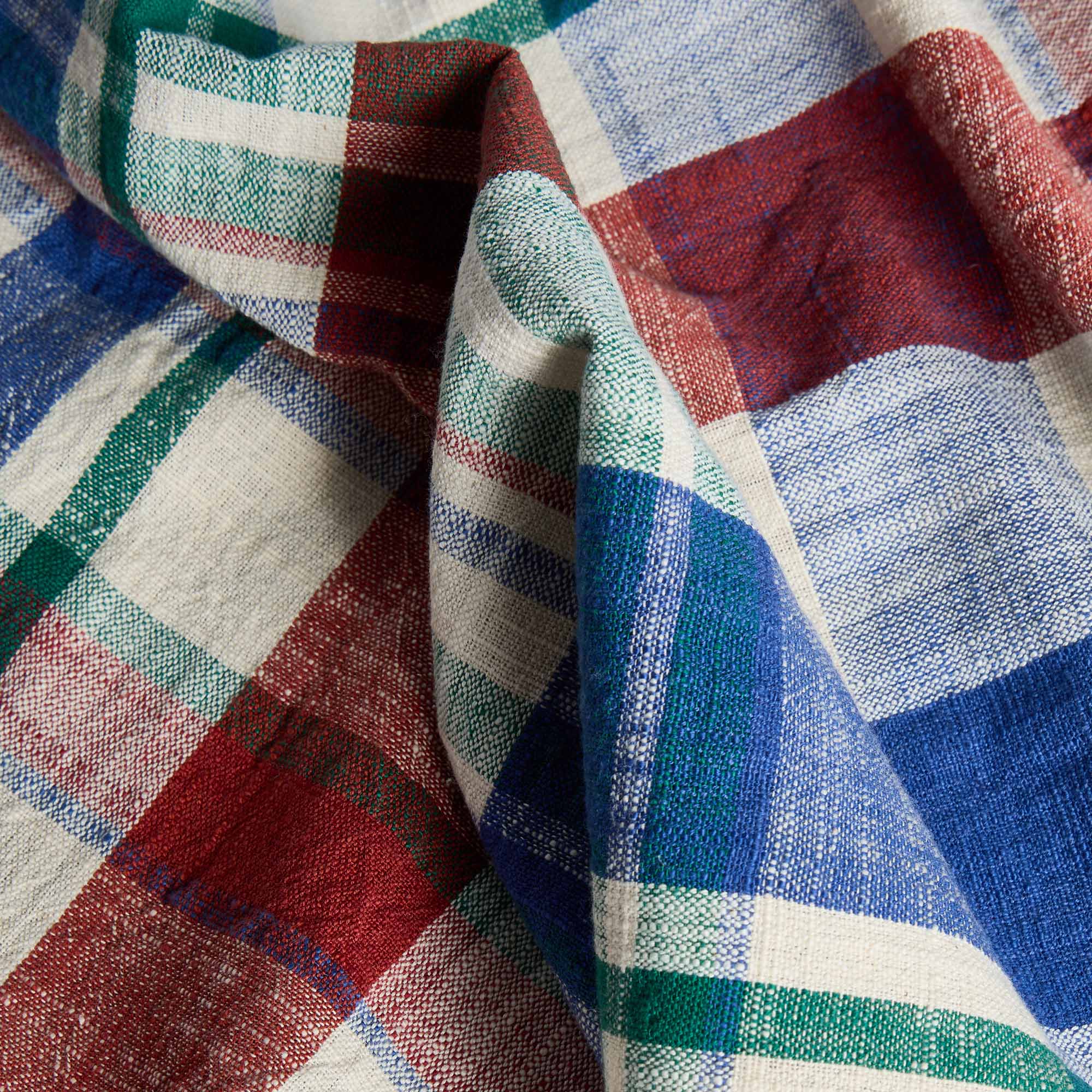 Marabar Table Runner Blue & Cinnabar 260 x 40cm - Image 5