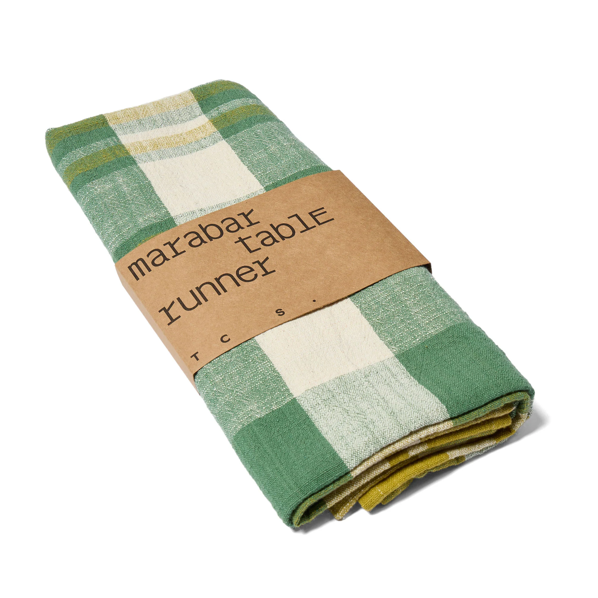 Marabar Table Runner Green & Chartreuse 260 x 40cm - Image 6