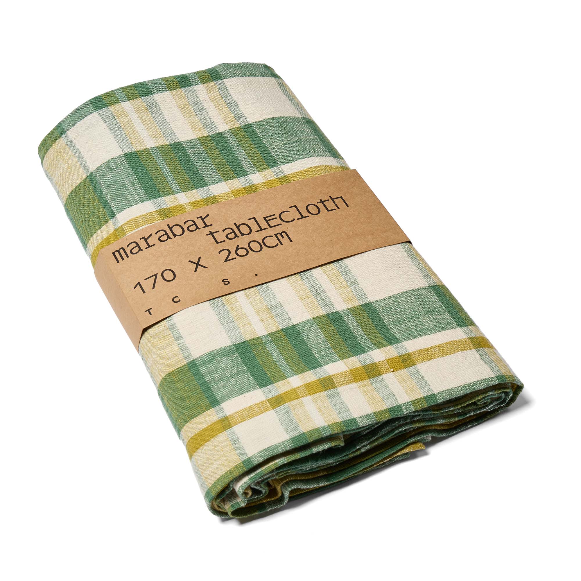 Marabar Tablecloth Green & Chartreuse 170 x 260cm - Image 7