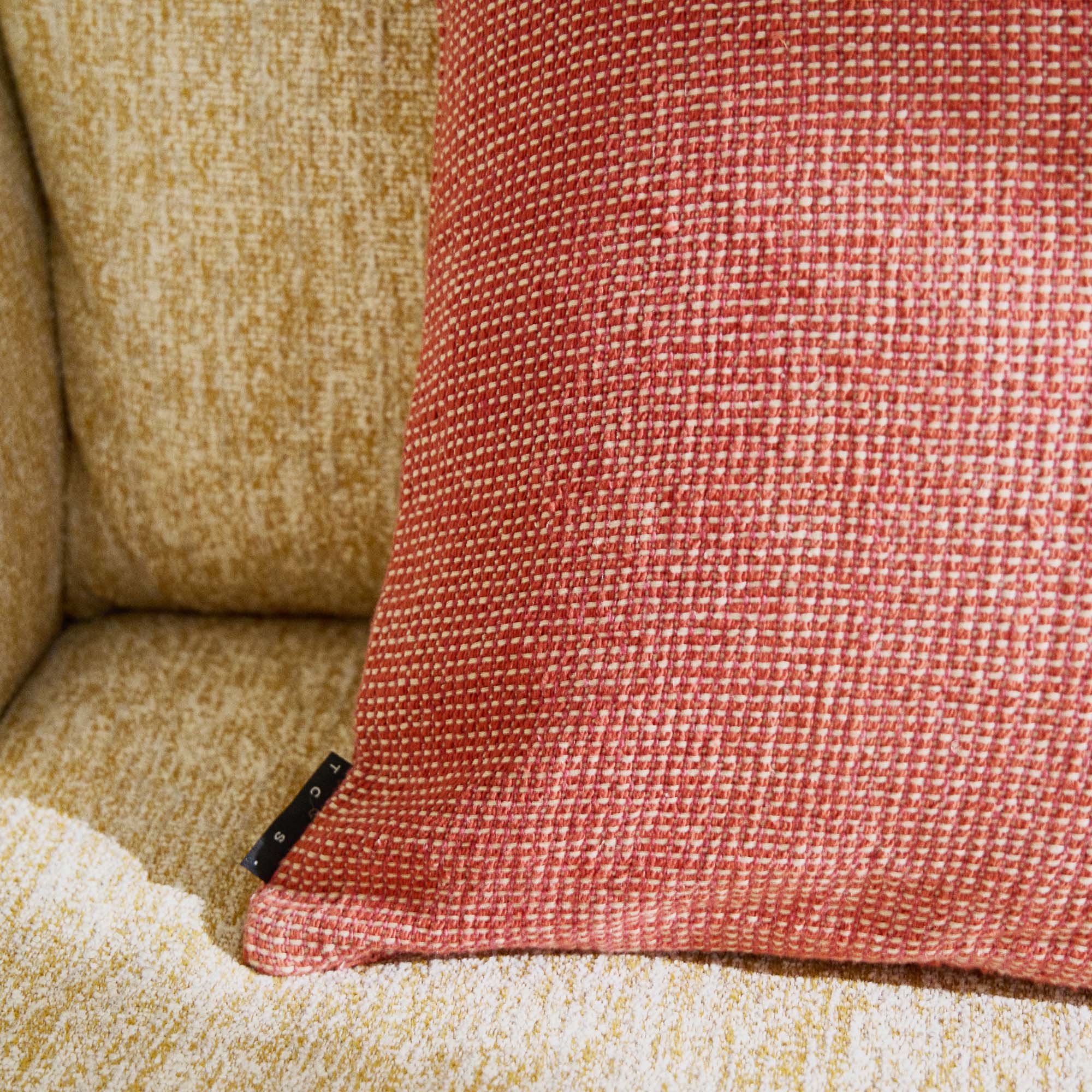 Marlon Cushion Cover Crimson 50 x 50cm - Image 3
