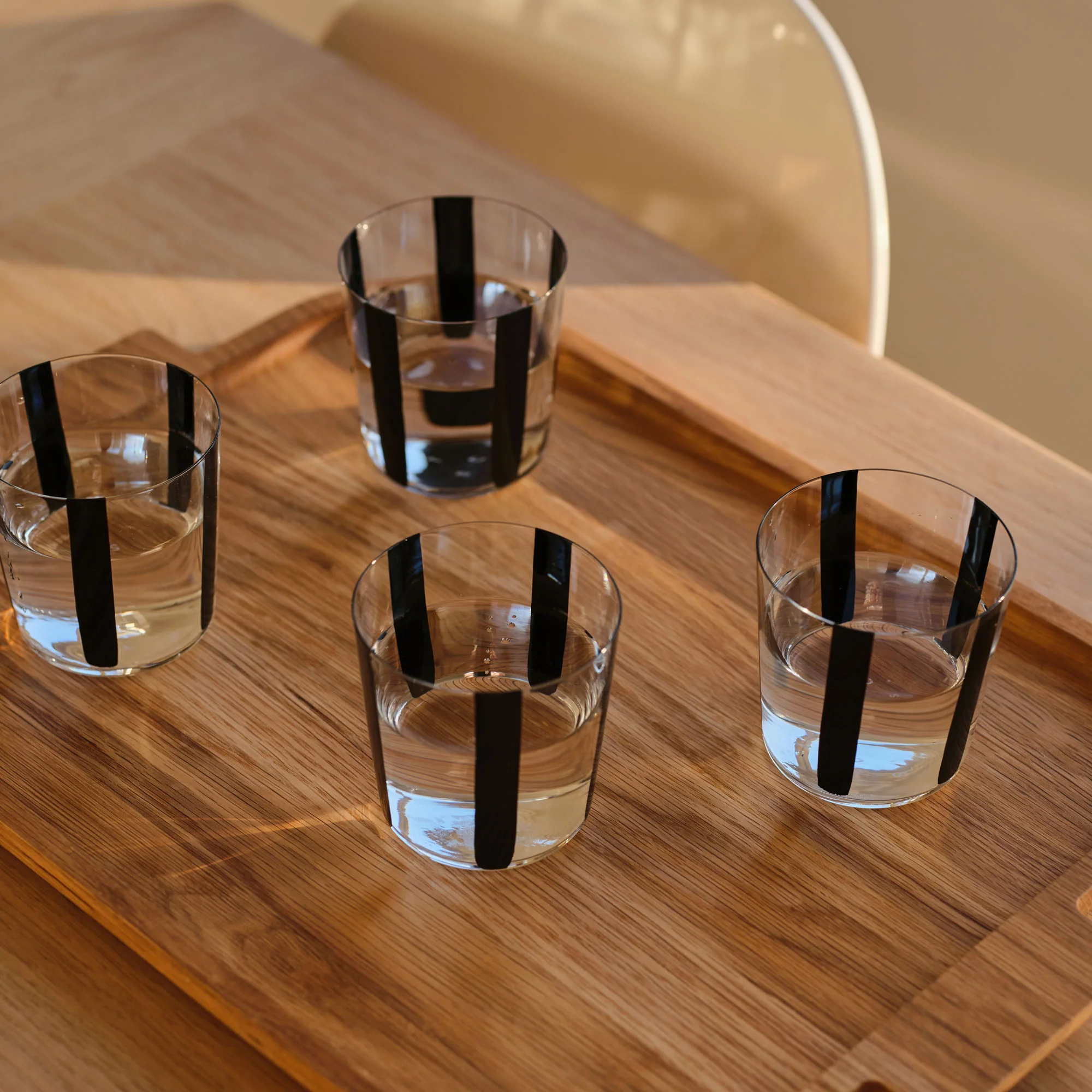 Nova Stripe Black 360ml (Set of 4) - Image 3