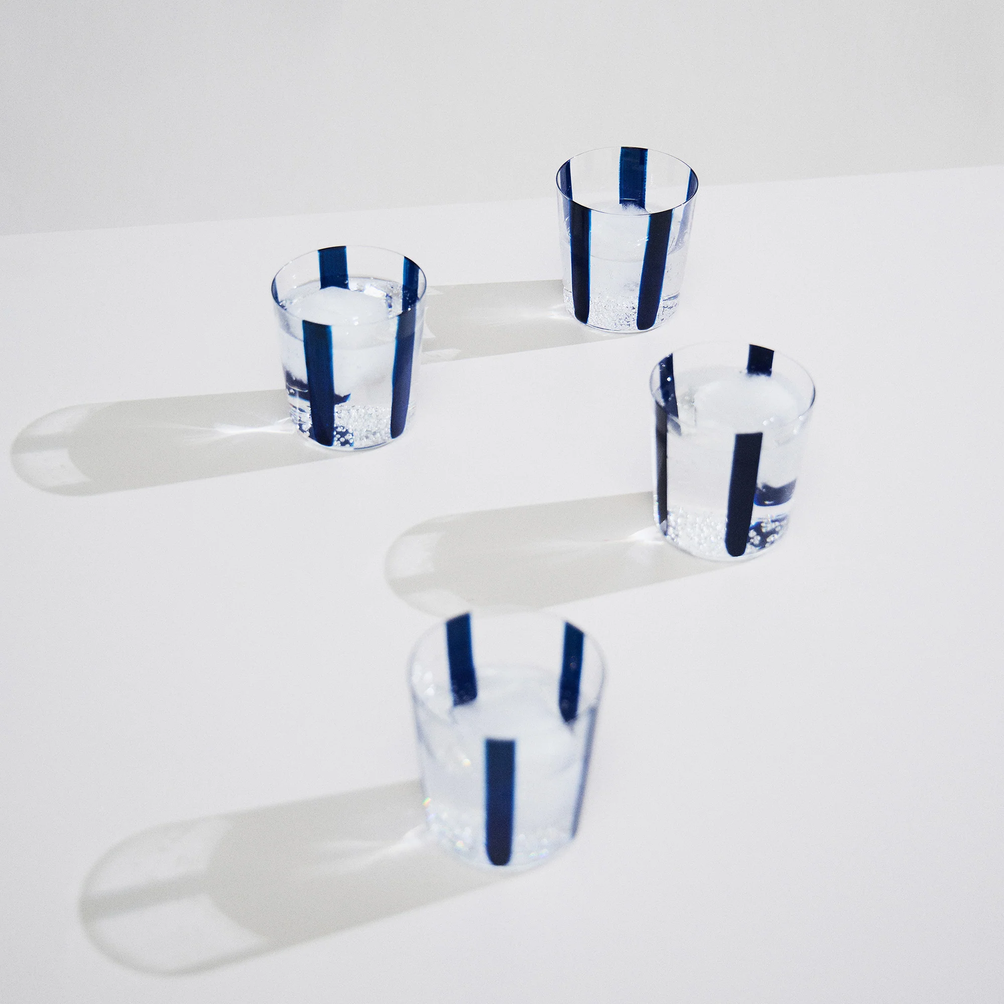 Nova Stripe Navy 360ml (Set of 4) - Image 4