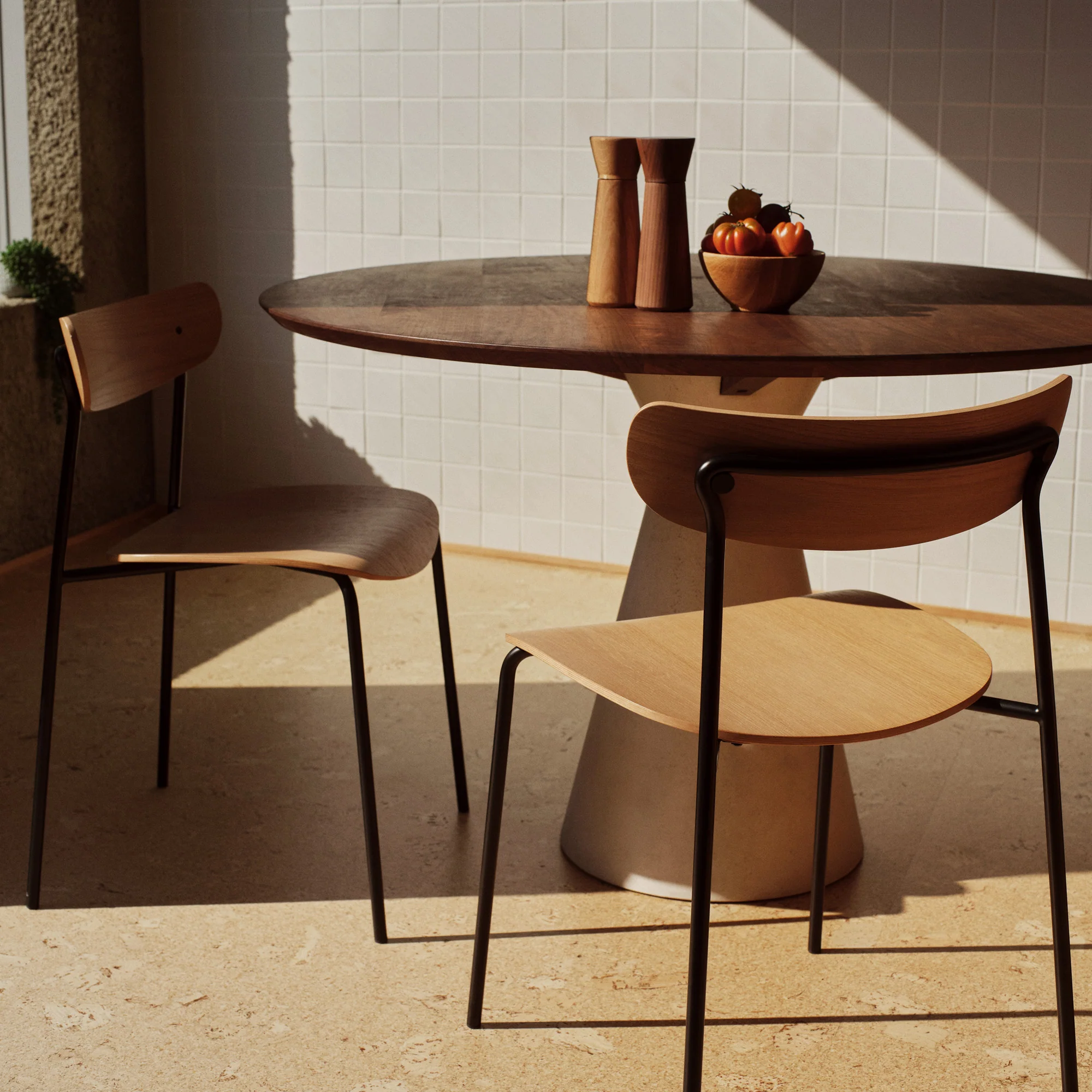 Orby Dining Chair Oak - Image 3
