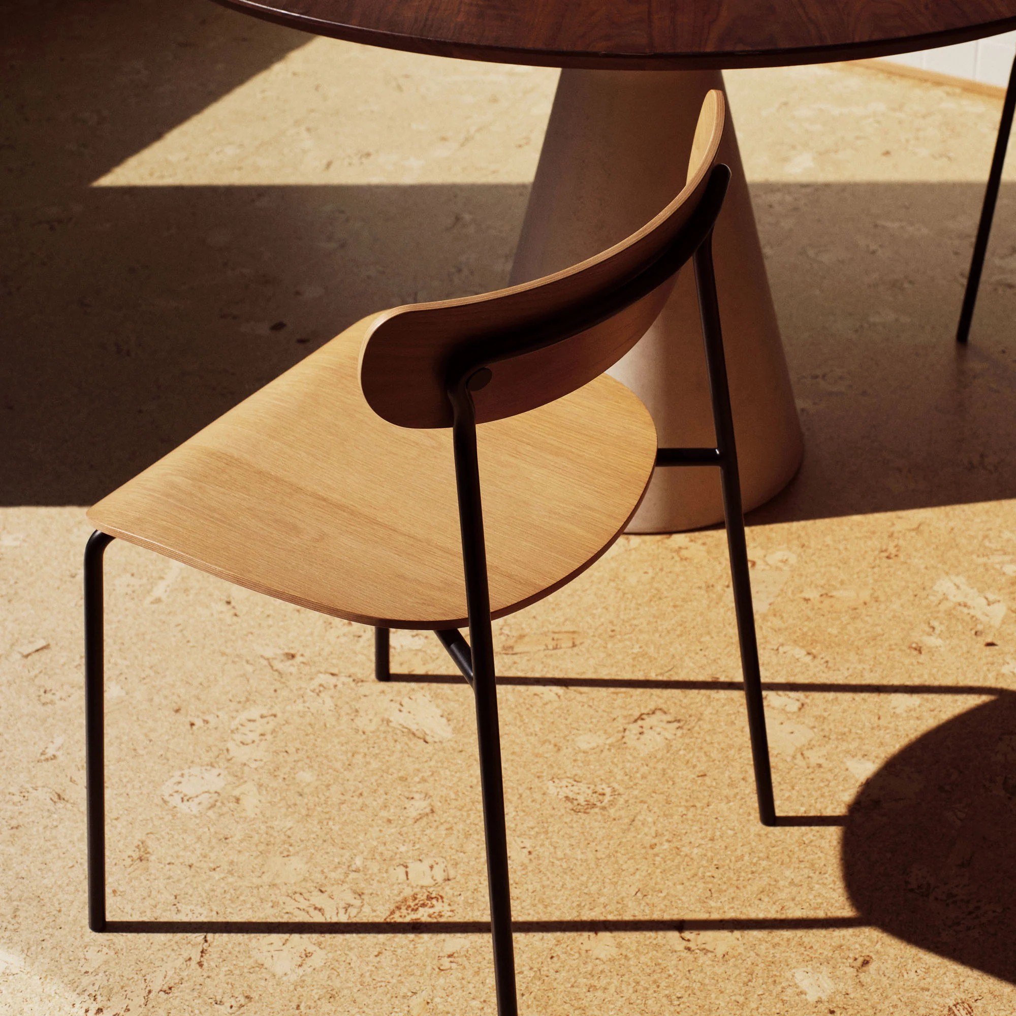Orby Dining Chair Oak - Image 4