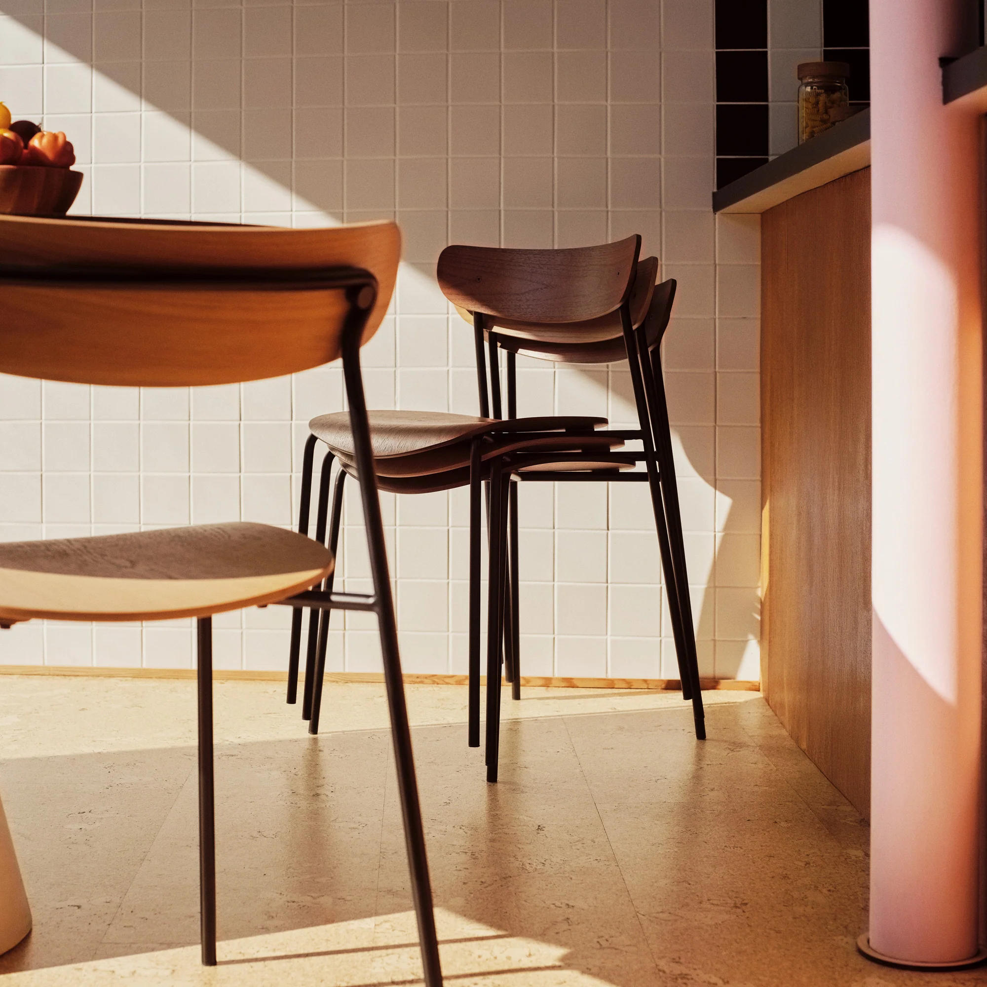 Orby Dining Chair Oak - Image 5