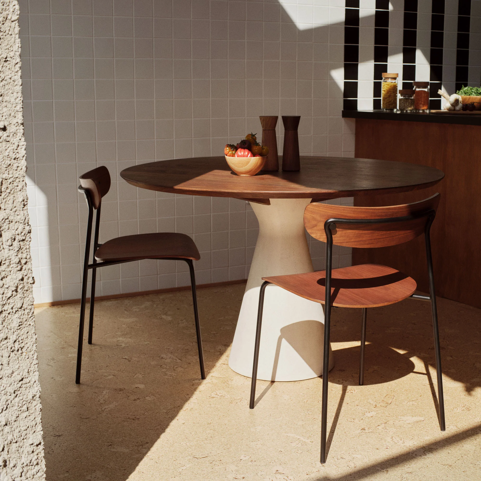Orby Dining Chair Walnut - Image 3