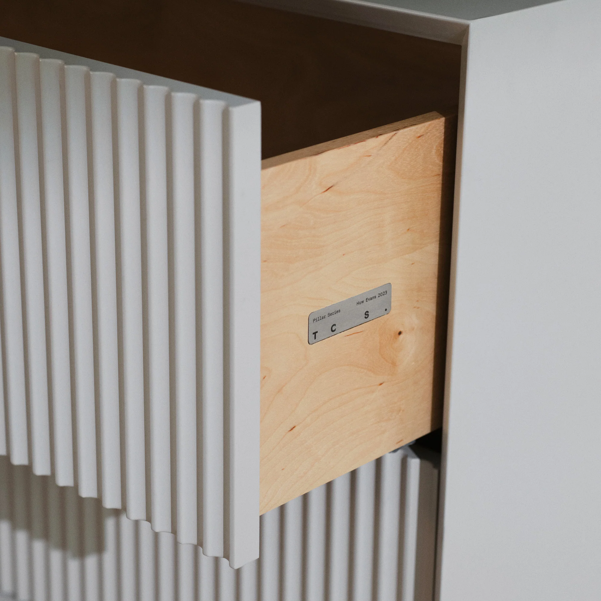 Pillar 2 Drawer Unit Stone - Image 4