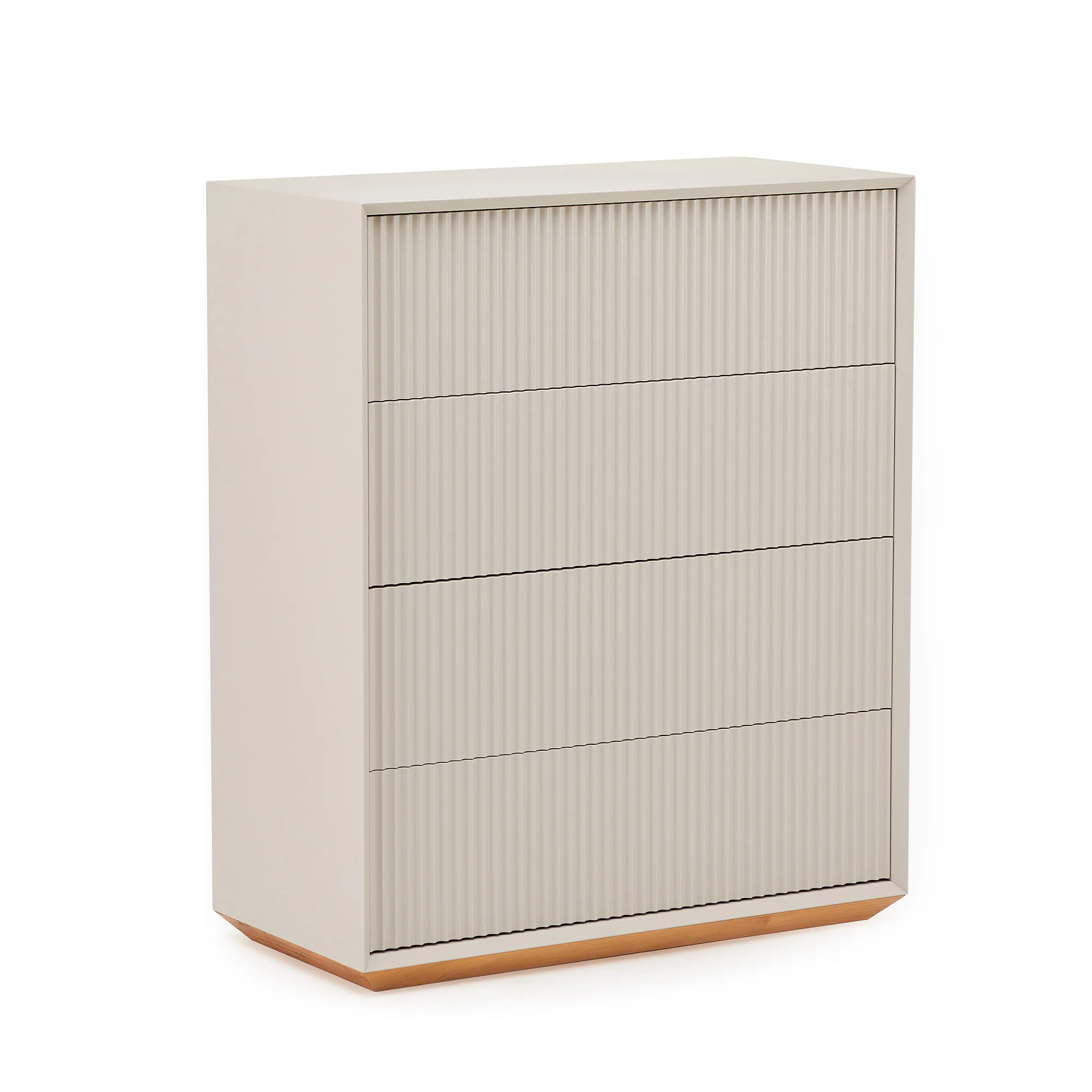 Pillar 4 Drawer Chest Stone - Image 7
