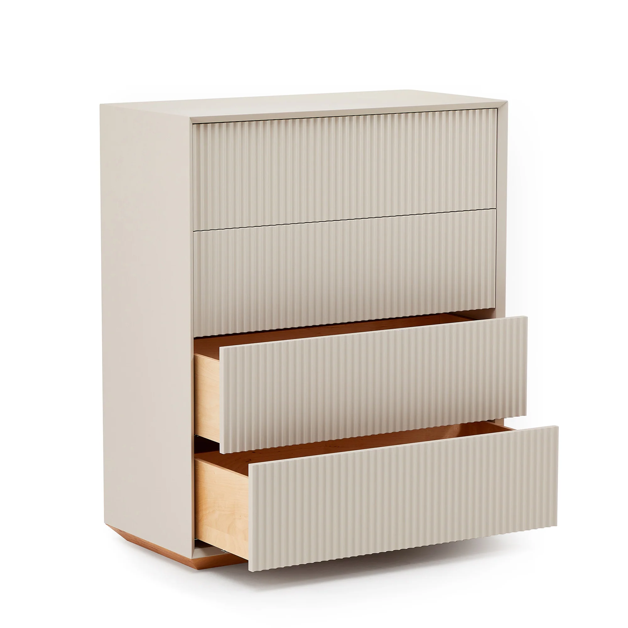 Pillar 4 Drawer Chest Stone - Image 8