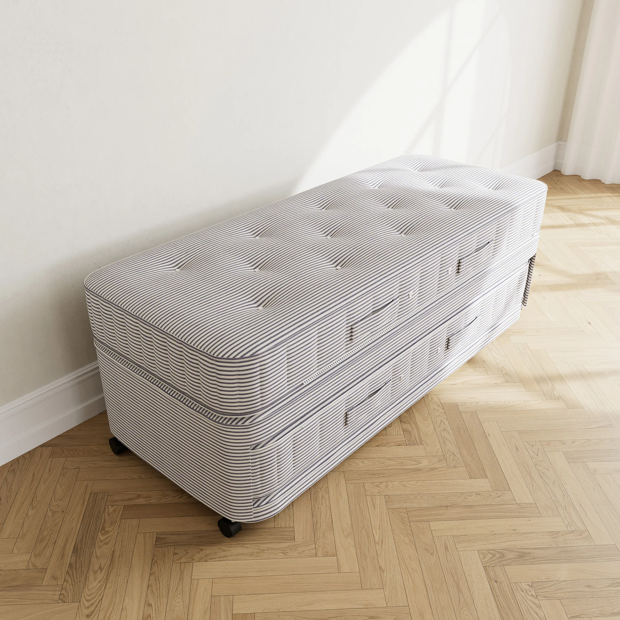 Luxury Pocket Sprung Single/ King Size Divan Guest Bed - Image 3