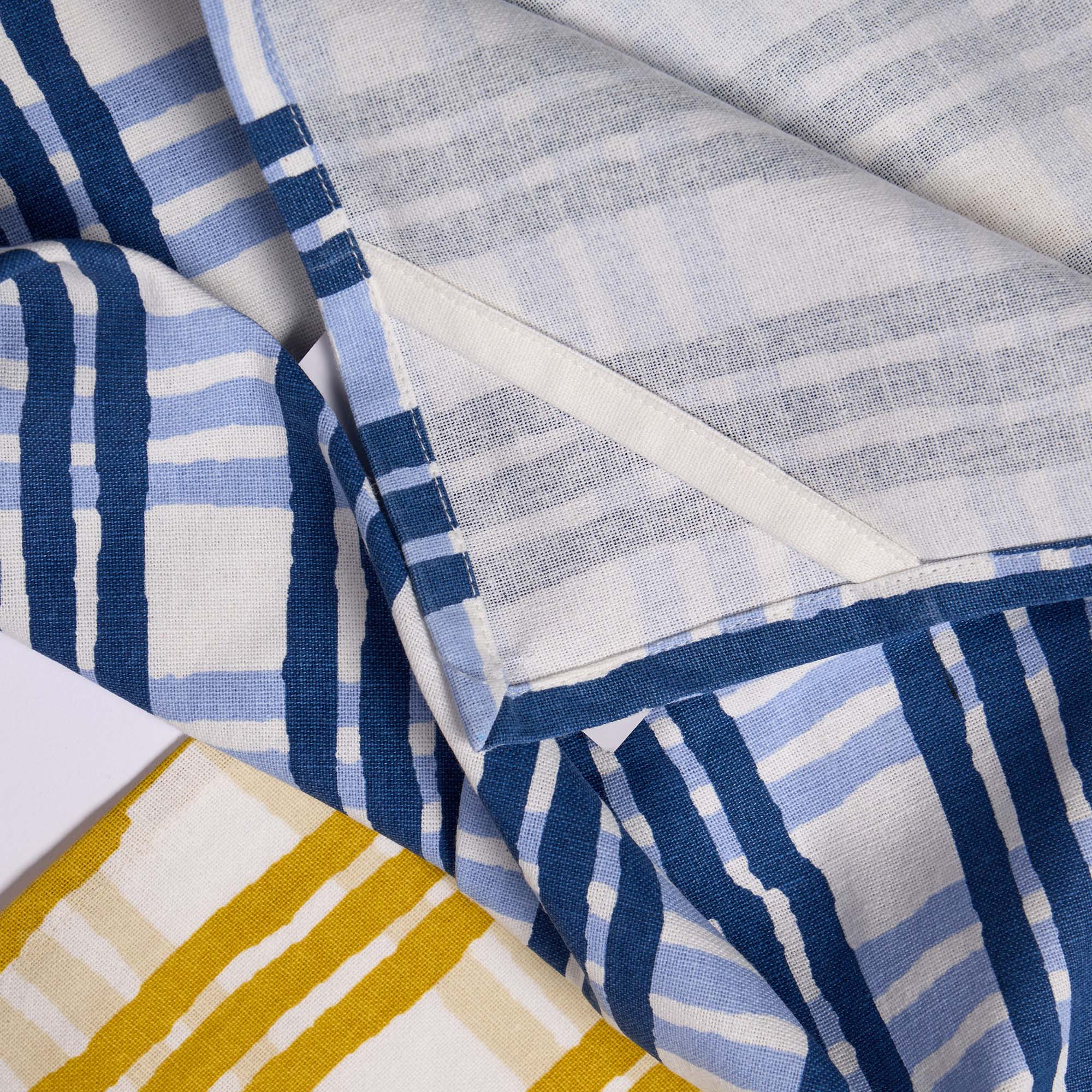 Trellis Blue/ Yellow Tea Towels (Set of 2) - Image 6