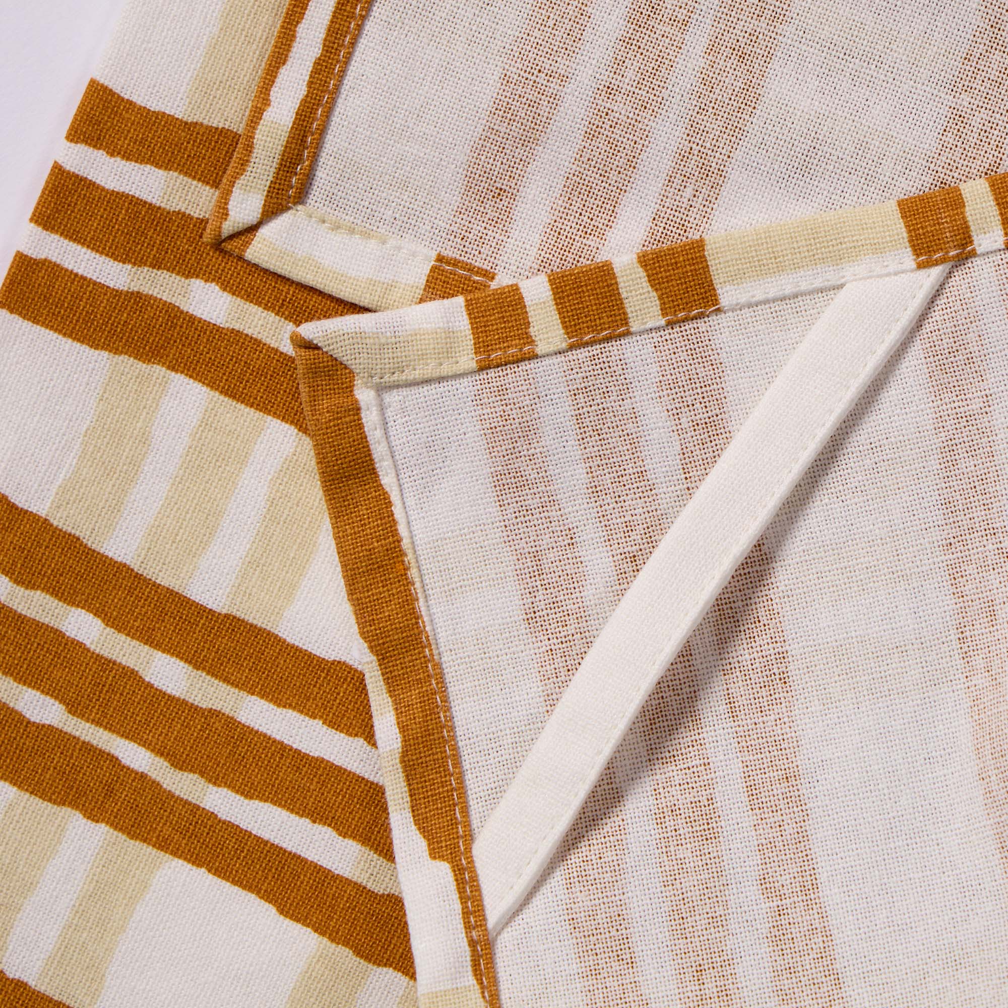 Trellis Green/ Orange Tea Towels (Set of 2) - Image 6